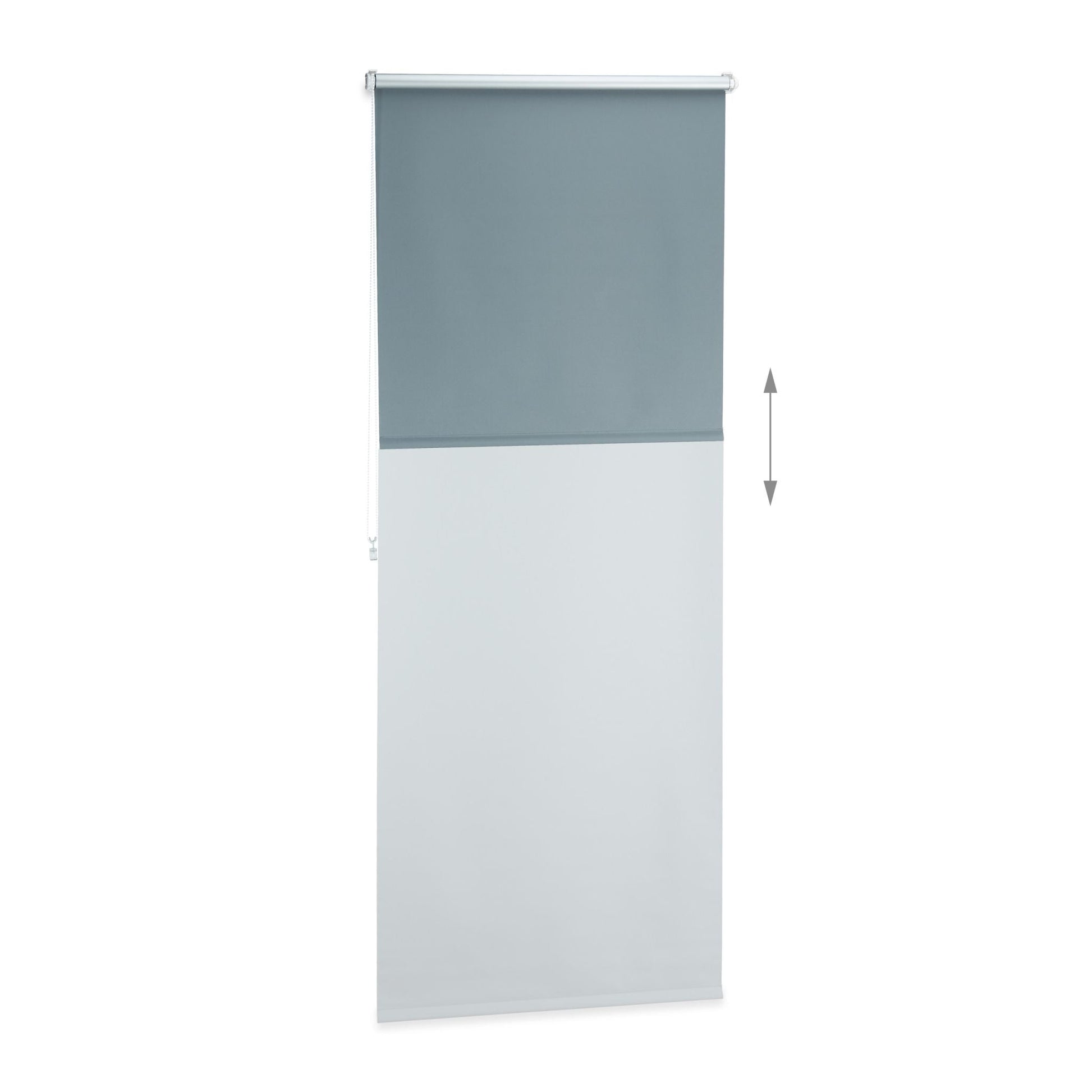 Verdunkelungsrollo 80x210cm Anthrazit-Silber von guteszeug.ch