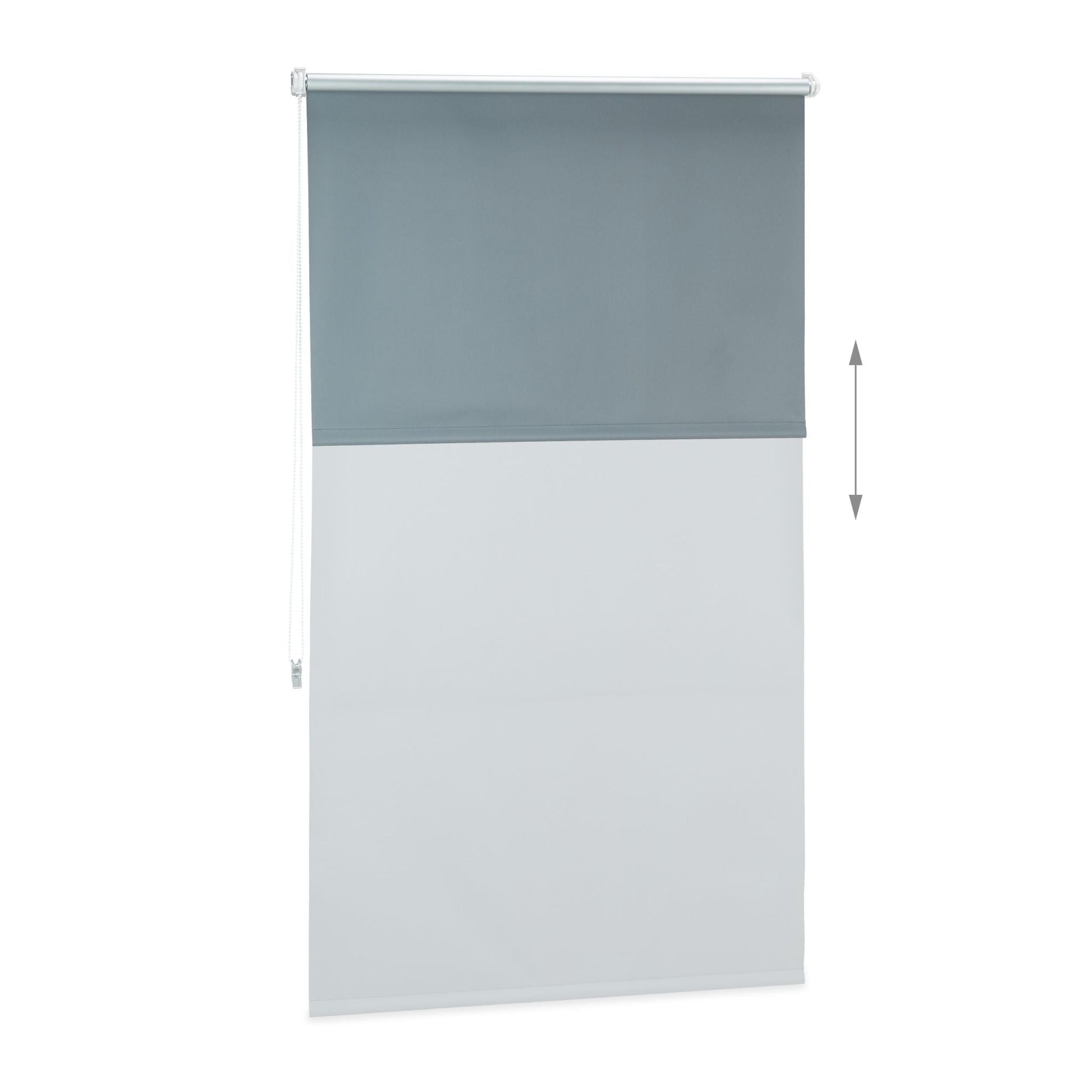 Verdunkelungsrollo 90x160cm Anthrazit-Silber von guteszeug.ch