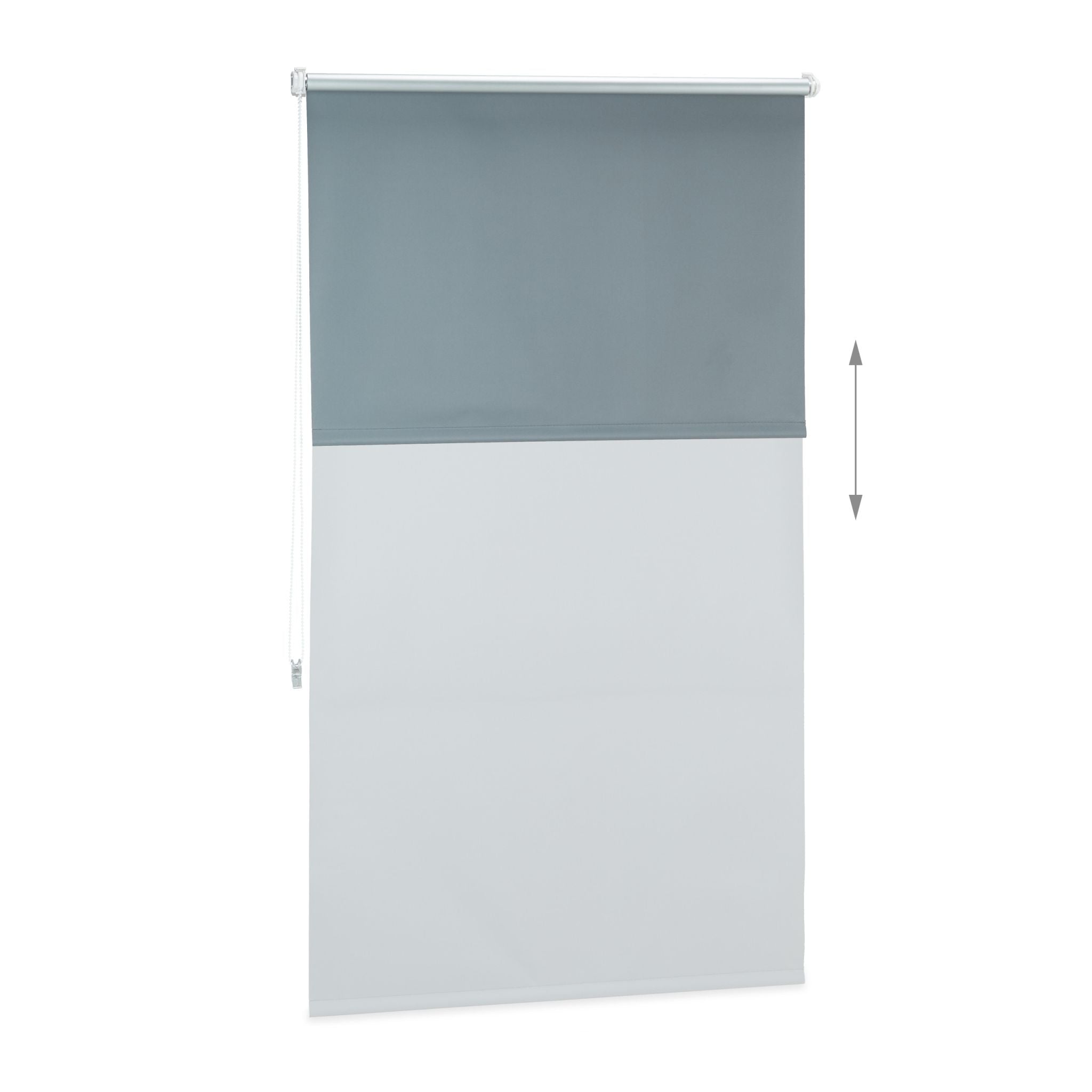 Verdunkelungsrollo 90x160cm Anthrazit-Silber von guteszeug.ch