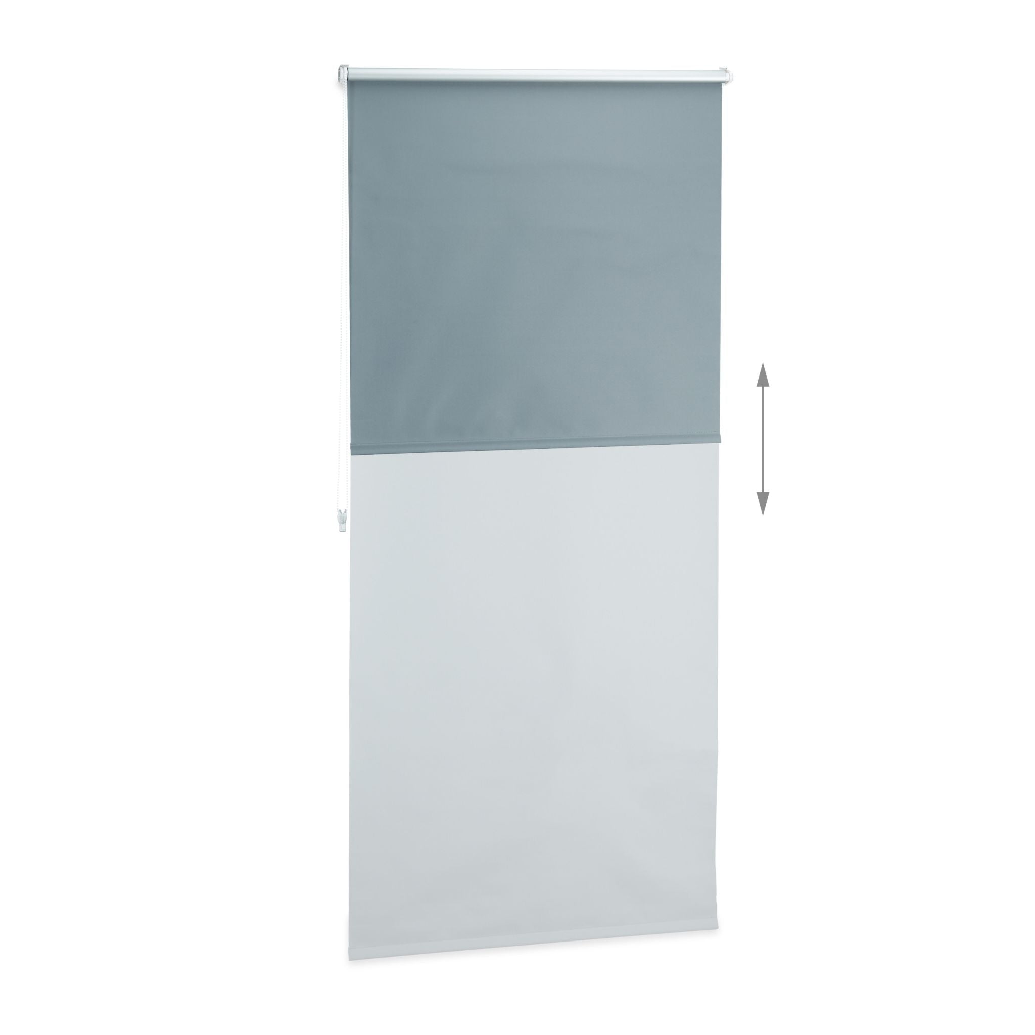 Verdunkelungsrollo 90x210cm Anthrazit-Silber von guteszeug.ch