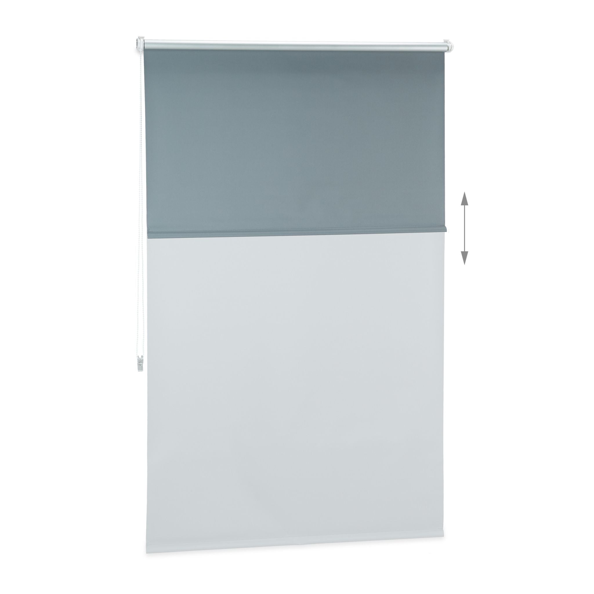Verdunkelungsrollo 100x160cm Anthrazit-Silber von guteszeug.ch