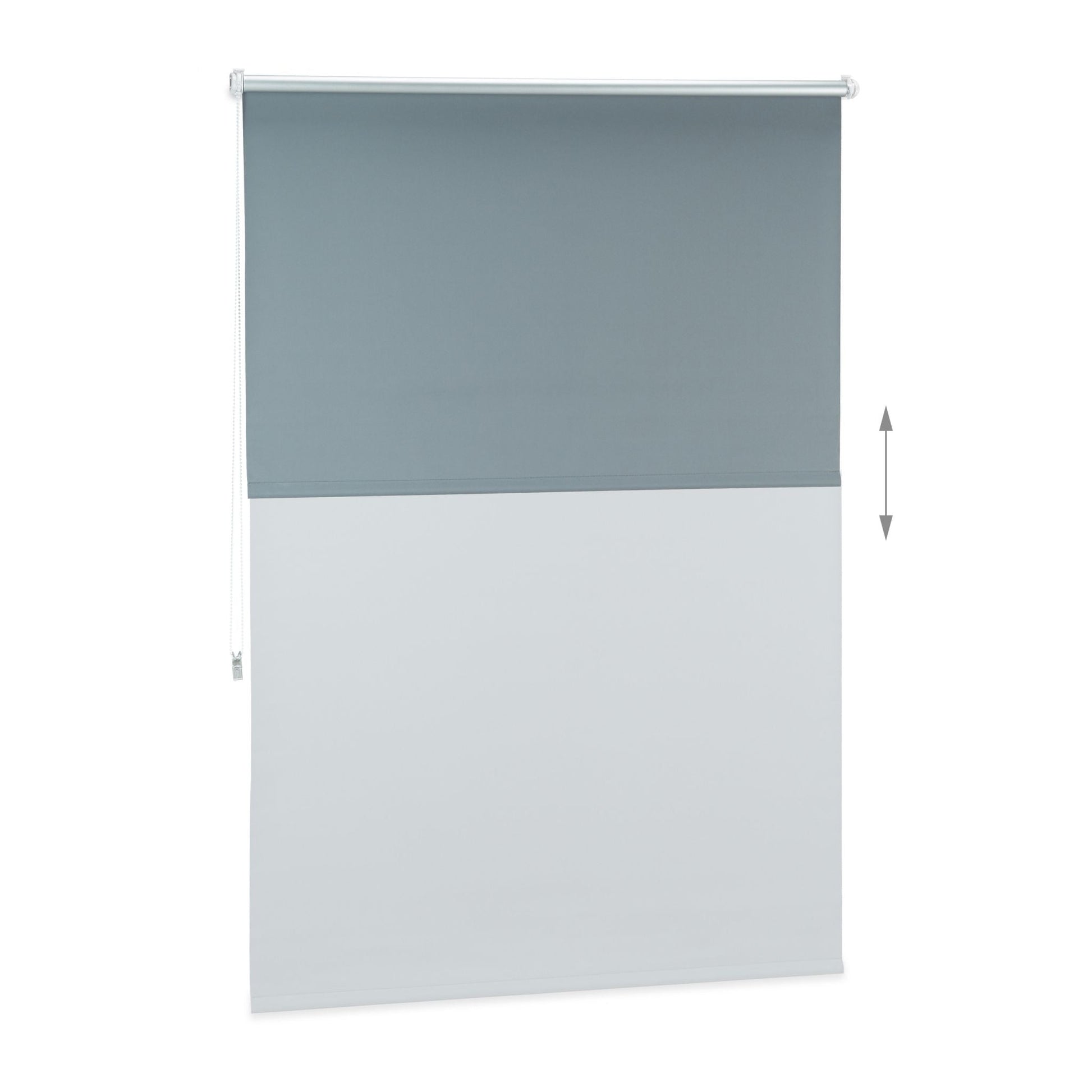 Verdunkelungsrollo 110x160cm Anthrazit-Silber von guteszeug.ch