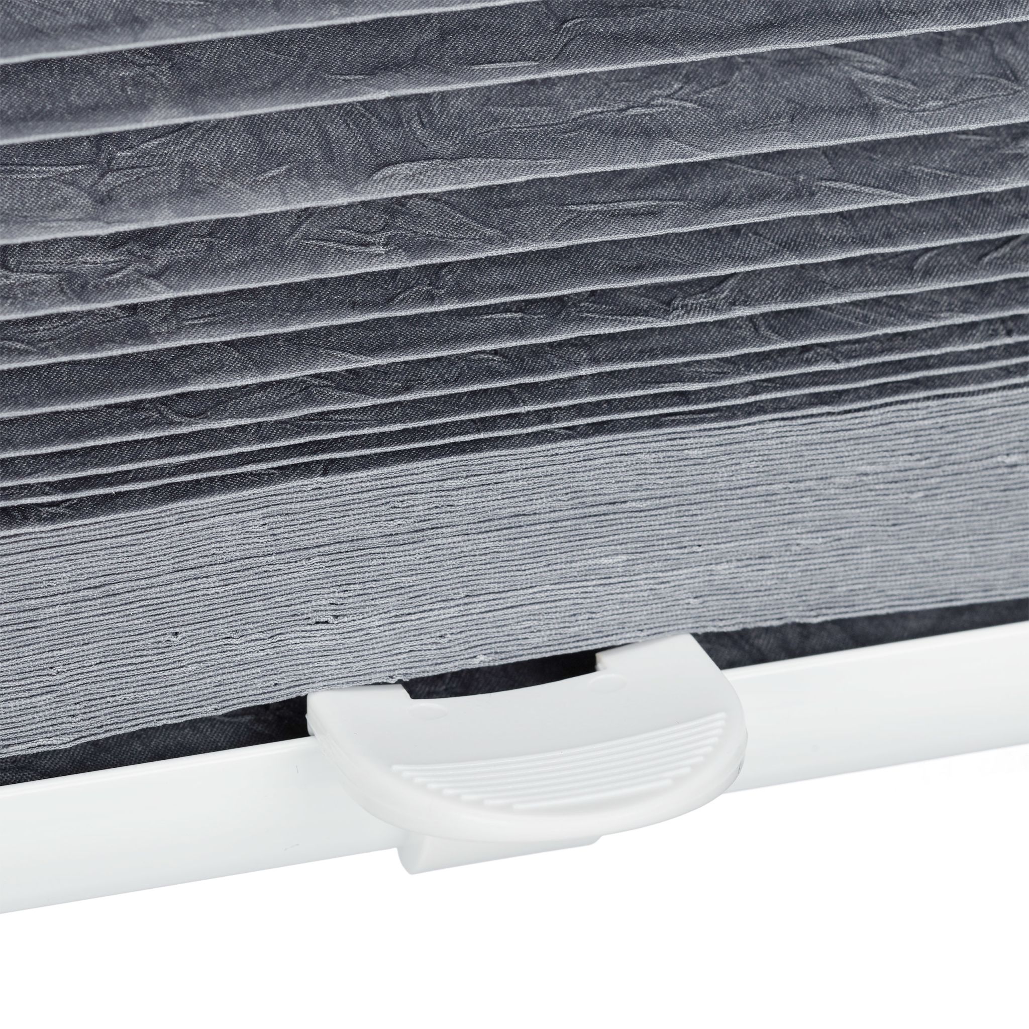 Plissee Rollo 90x210cm Grau von Relaxdays