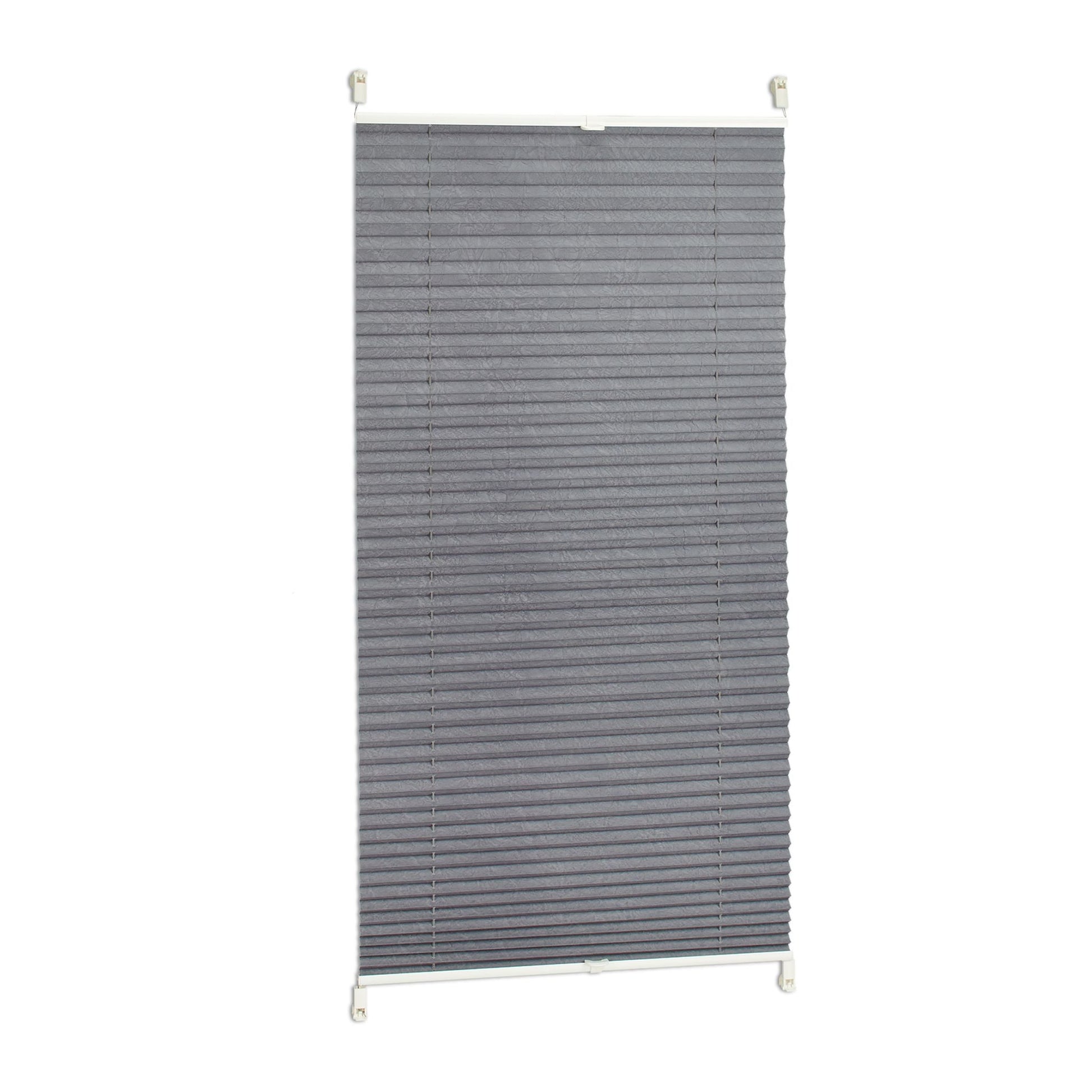 Plissee Rollo 60x130cm Grau von Relaxdays