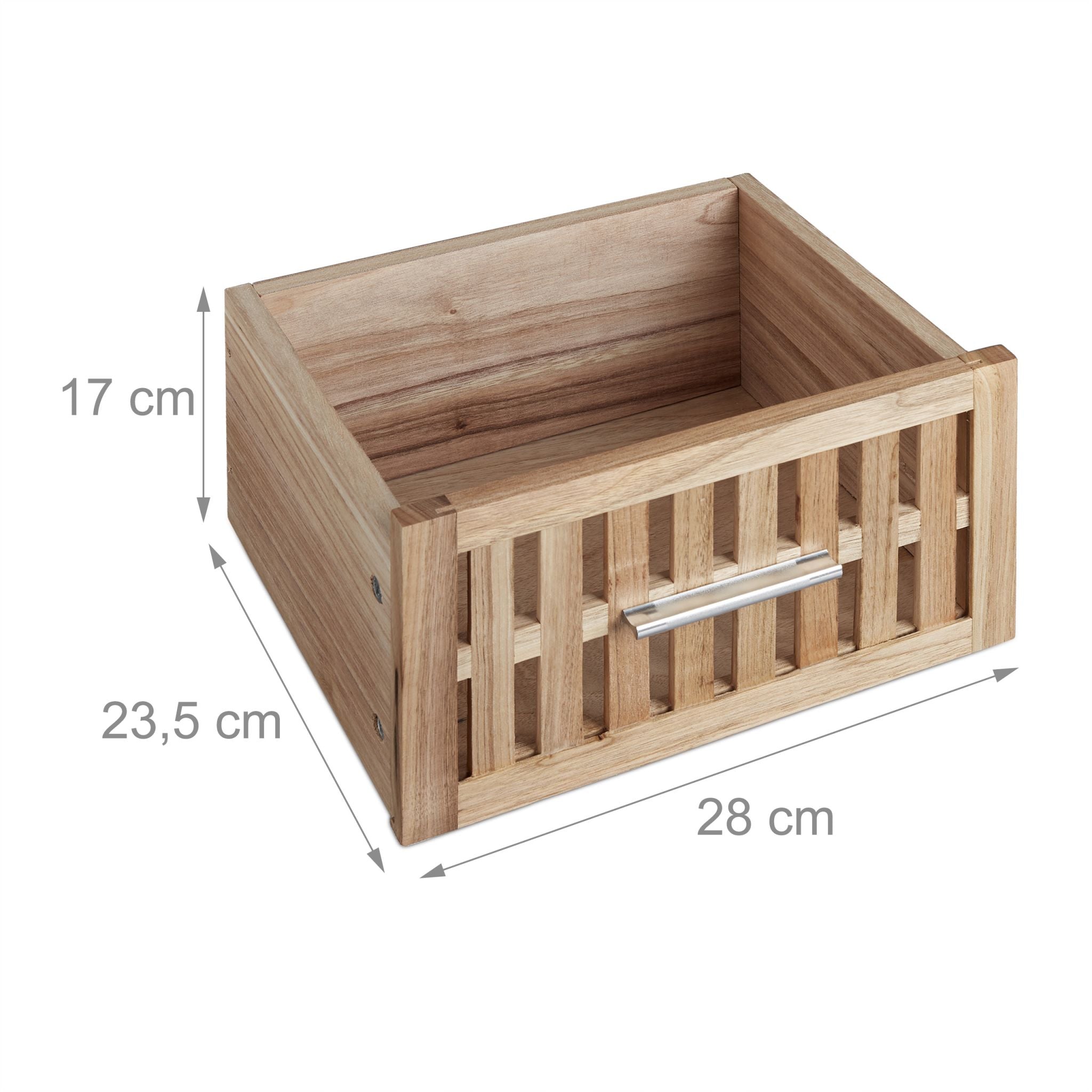 Badschrank Walnuss freistehend Hellbraun von Relaxdays