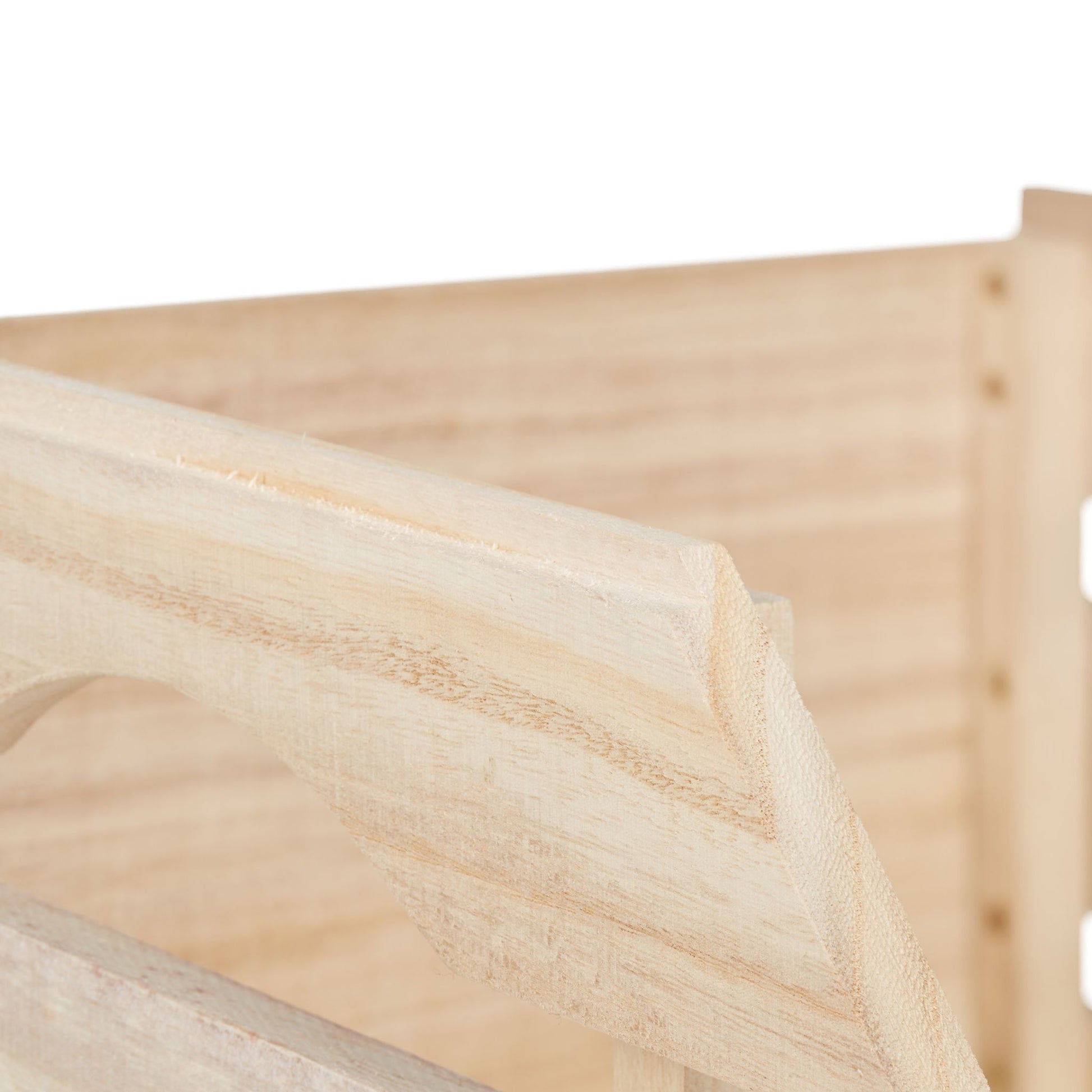 Stapelkisten Holz Hellbraun von Relaxdays
