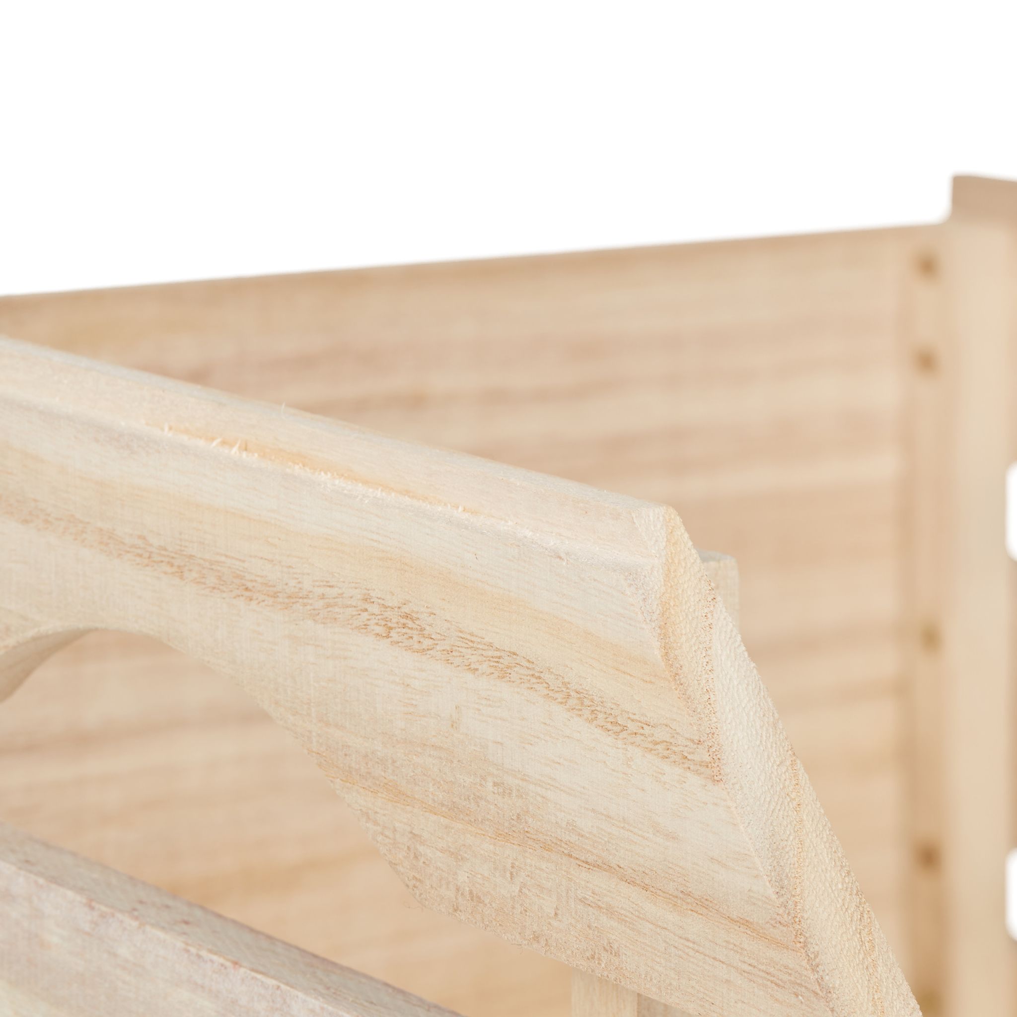 Stapelkisten Holz Hellbraun von Relaxdays