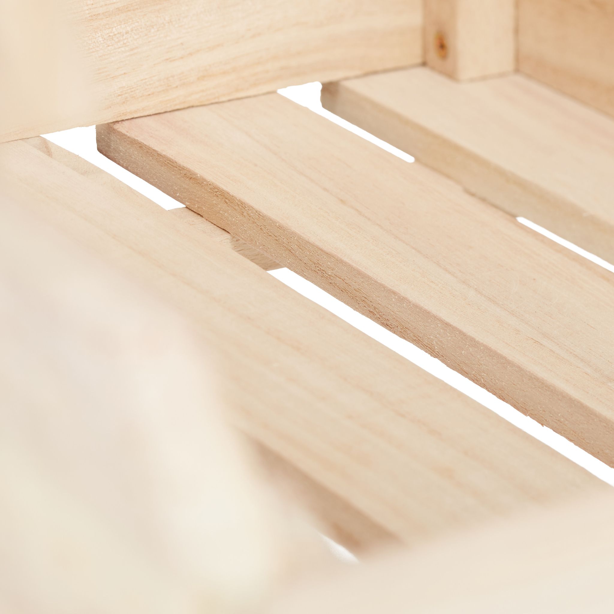 Stapelkisten Holz Hellbraun von Relaxdays