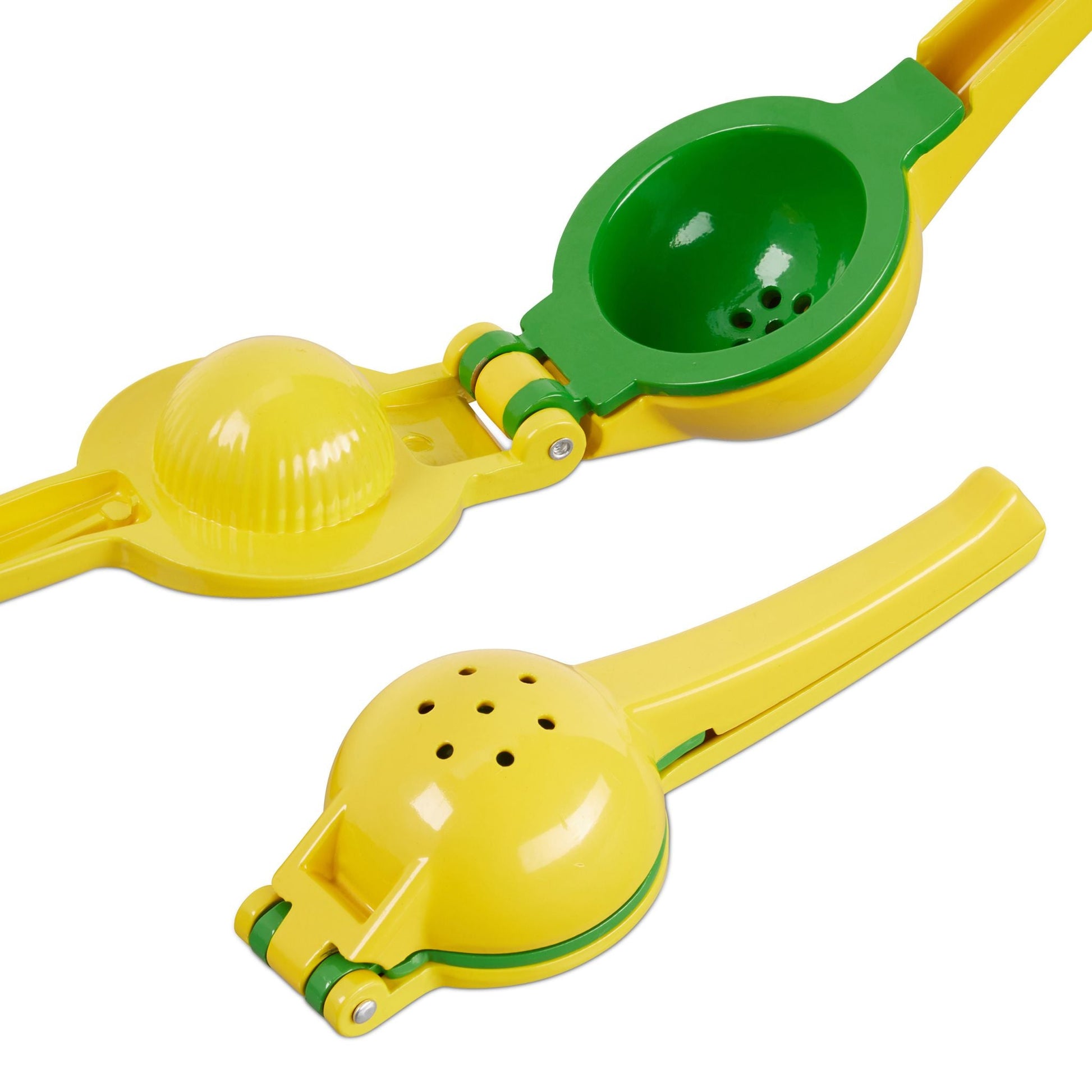 Zitruspresse manuell 2 in 1 Gelb-Grün von Relaxdays