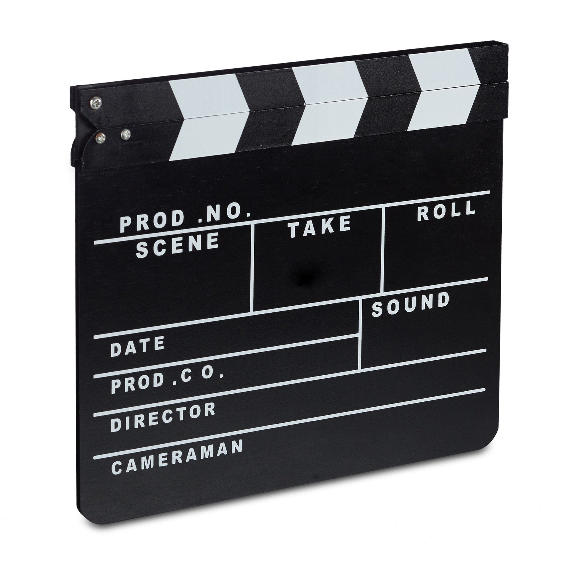Filmklappe Weiss-Schwarz von Relaxdays
