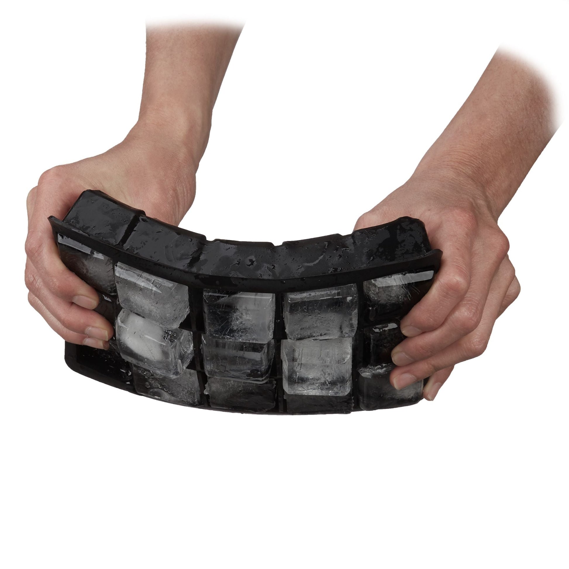 Eiswürfelform Silikon 3,5cm Schwarz von Relaxdays