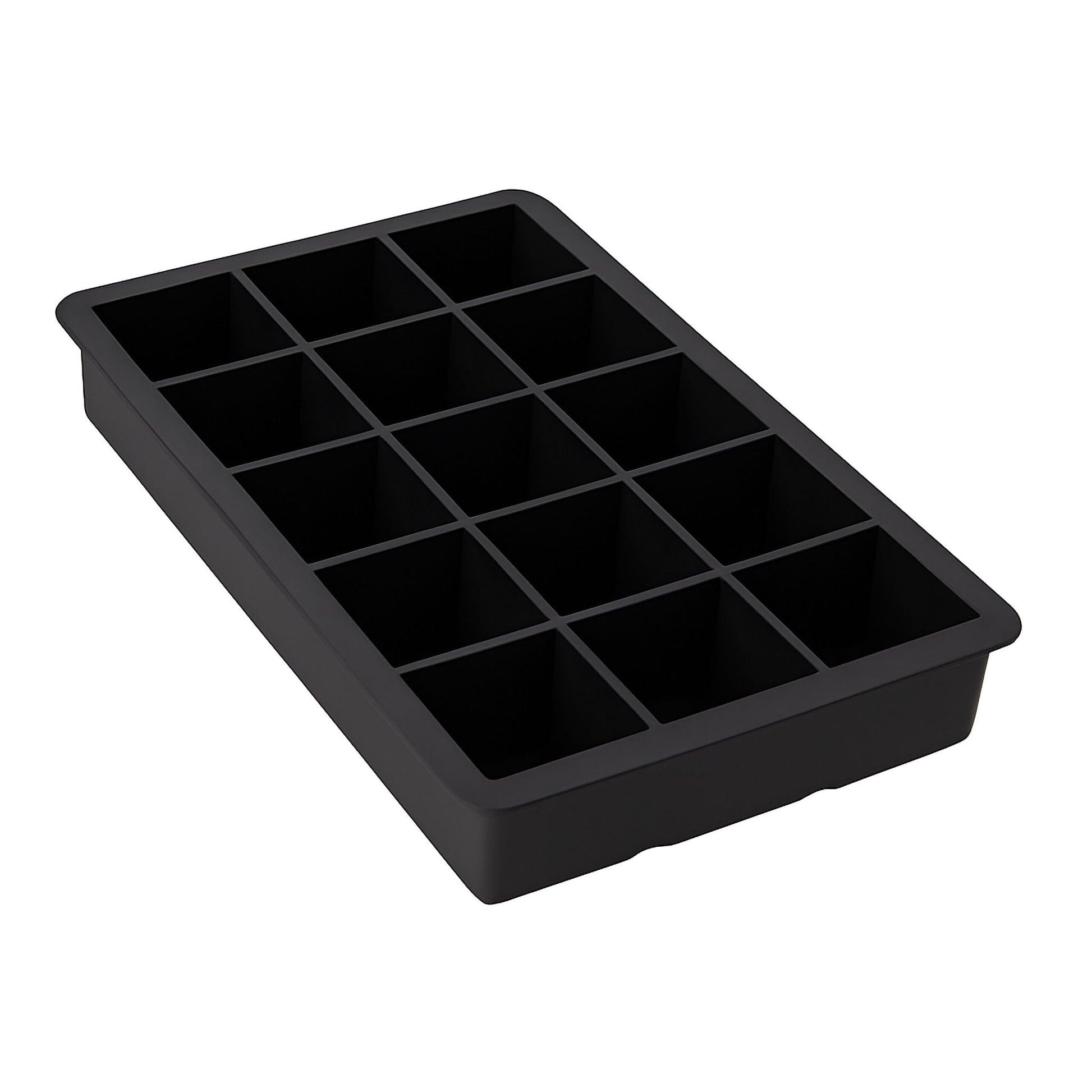 Eiswürfelform Silikon 3,5cm Schwarz von Relaxdays