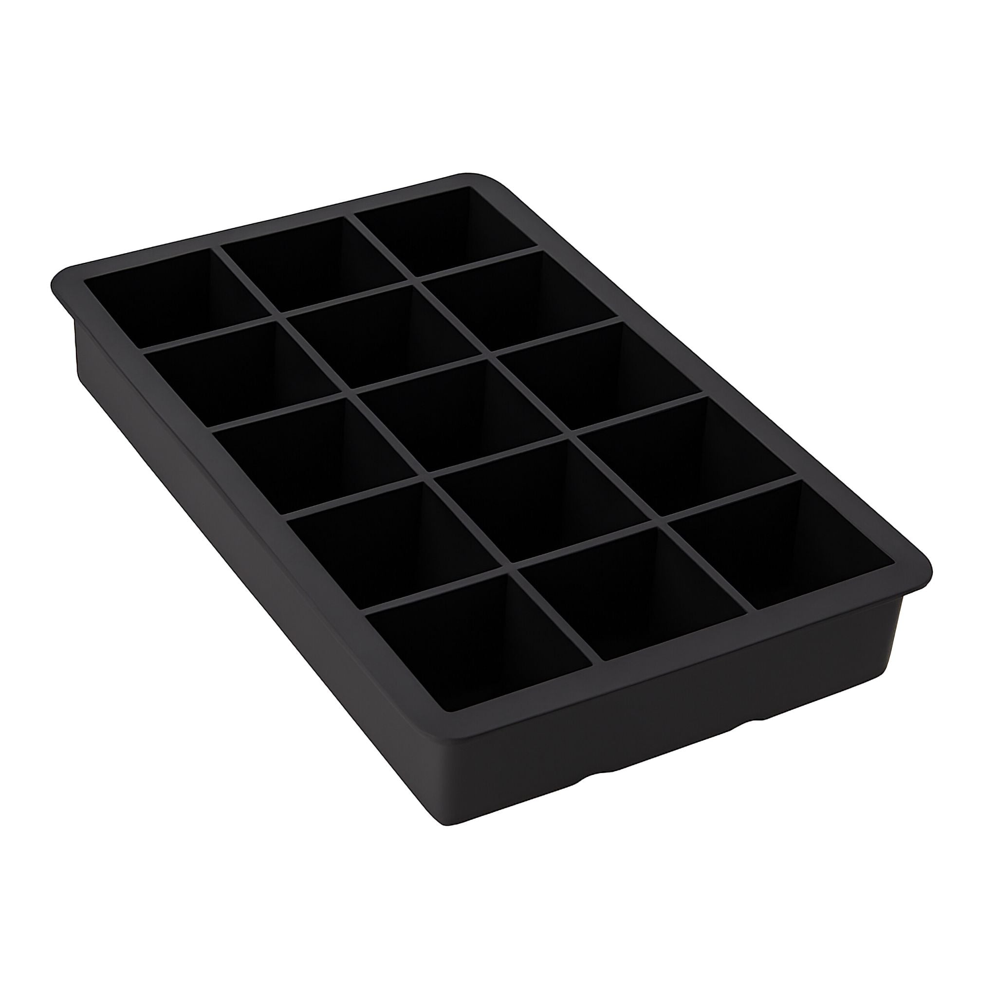 Eiswürfelform Silikon 3,5cm Schwarz von Relaxdays