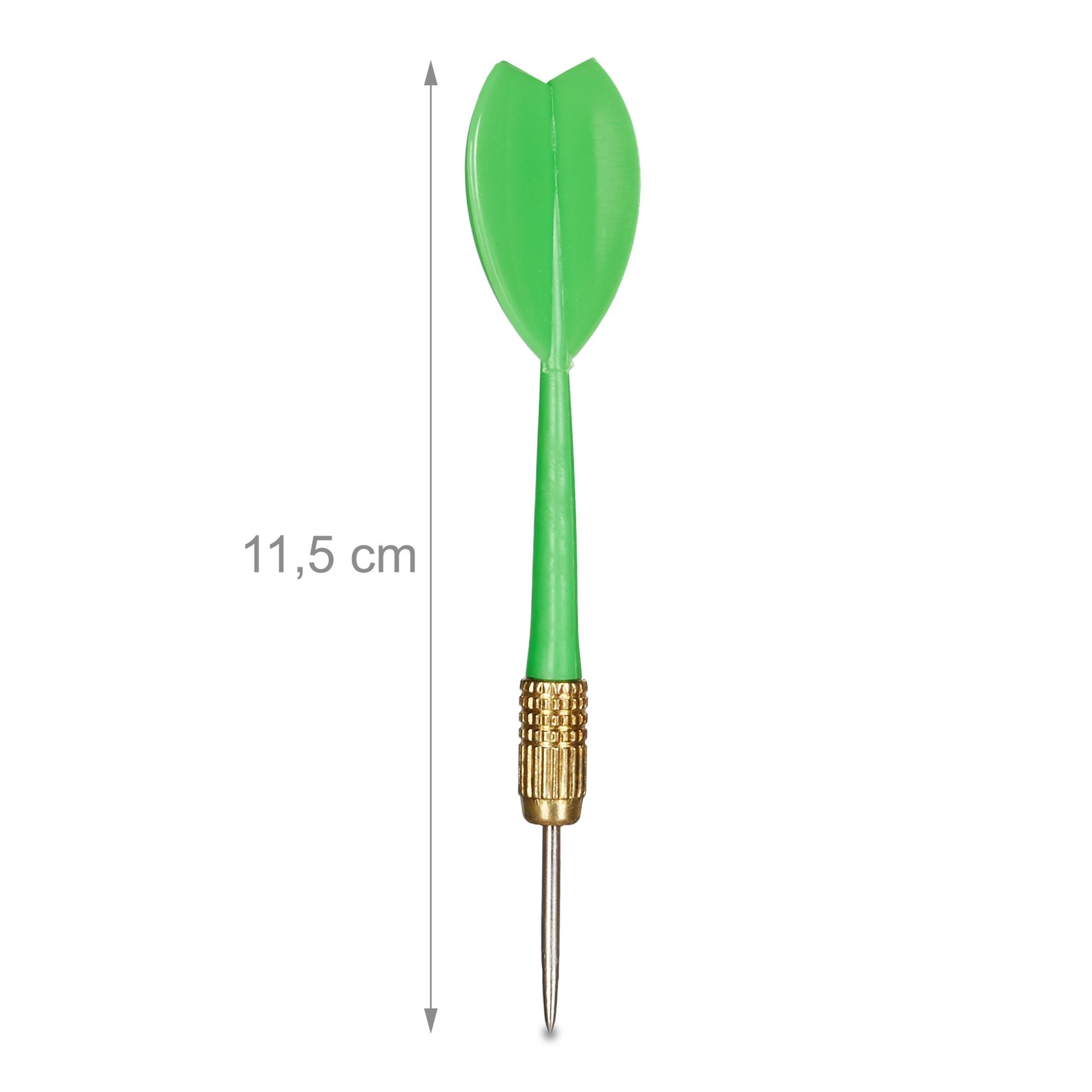 Dartscheibe Board X2 mit Pfeilen Weiss-Grün-Schwarz von Relaxdays