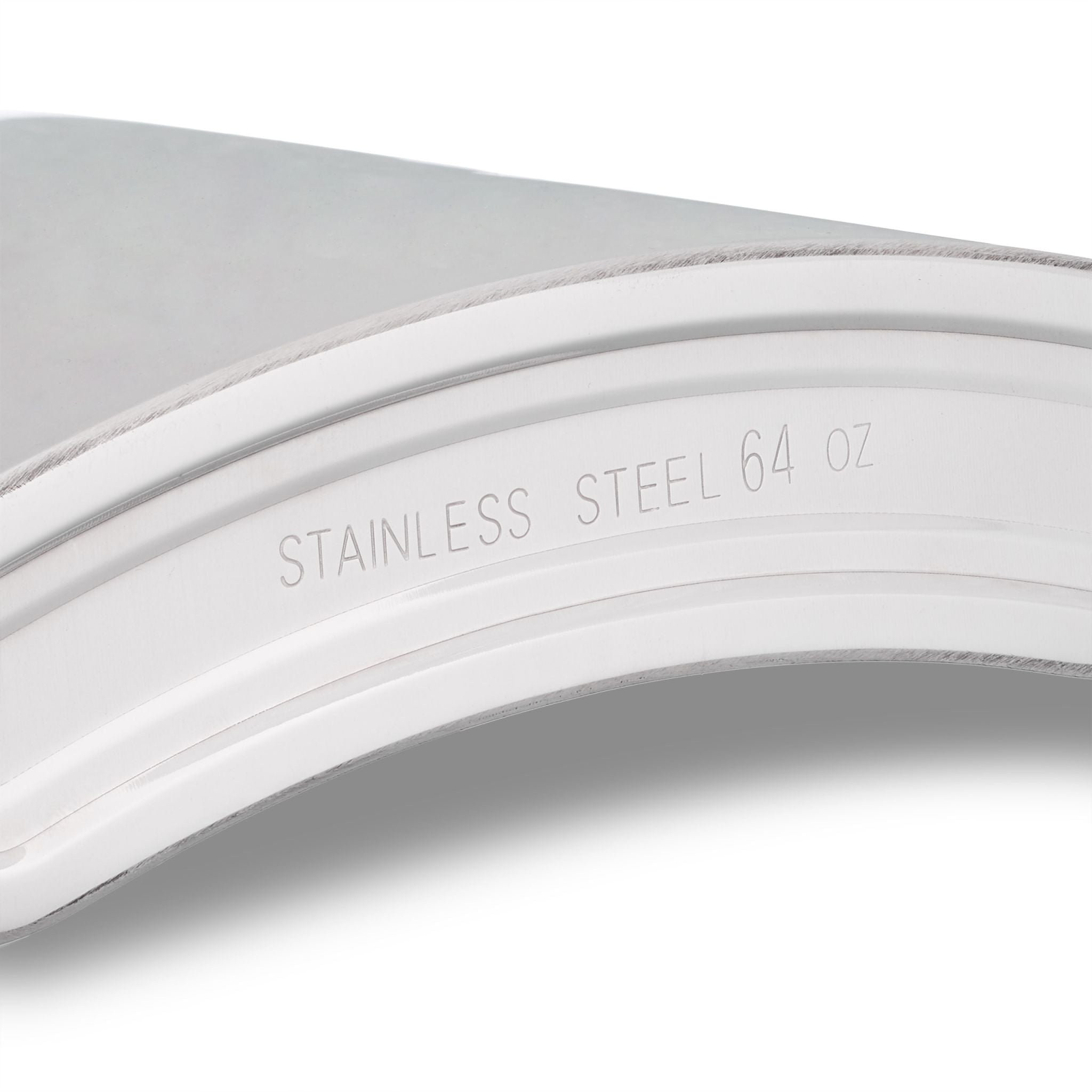 Flachmann XXL 1,8l Edelstahl Silber von Relaxdays