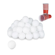Beer Pong Bälle Weiss von Relaxdays