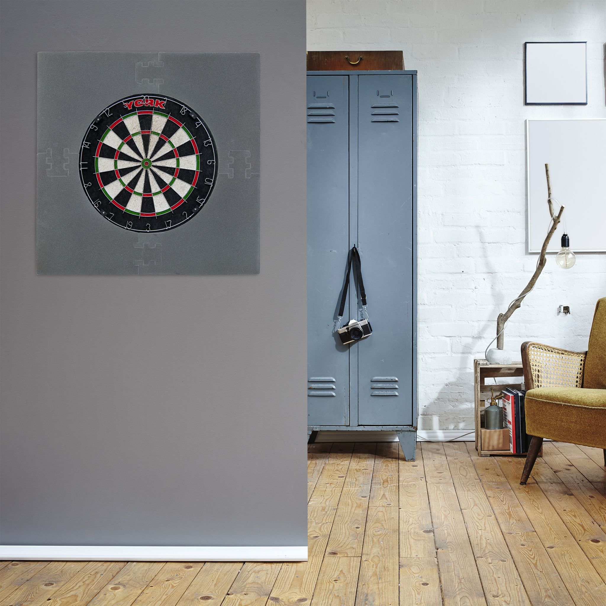 Dartscheibe Schutzring R6 Dunkelrot von Relaxdays