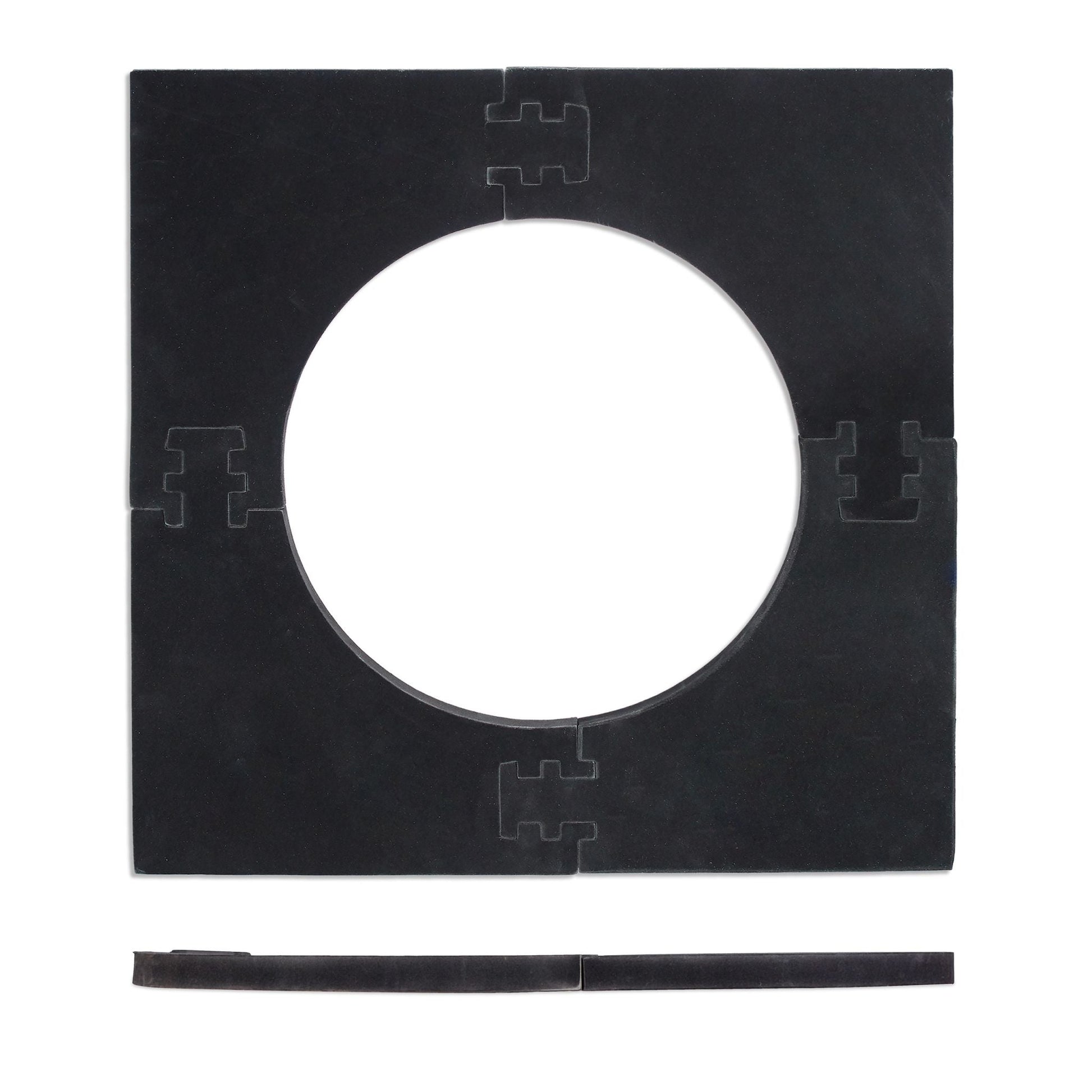 Dartscheibe Schutzring R6 Schwarz von Relaxdays
