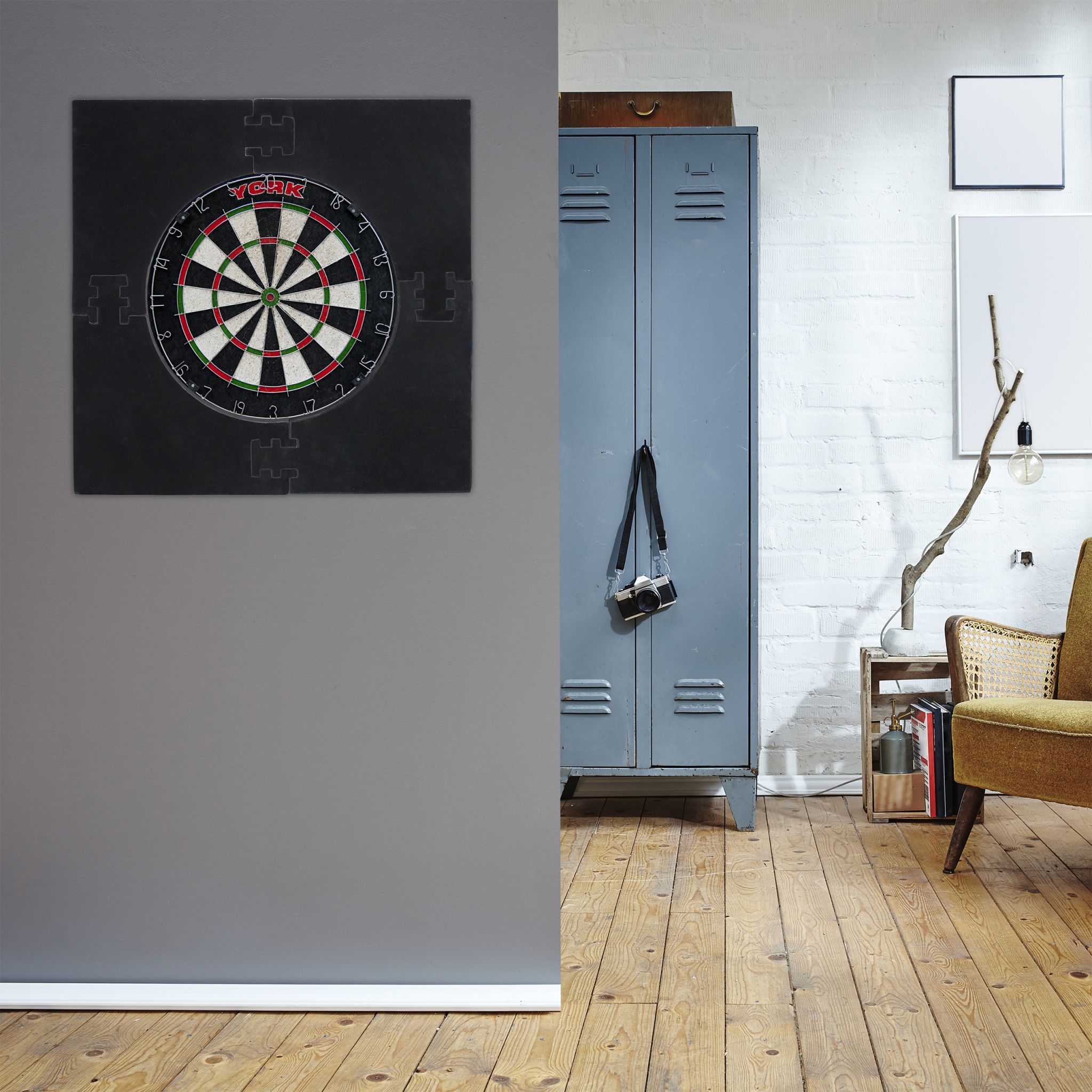 Dartscheibe Schutzring R6 Schwarz von Relaxdays