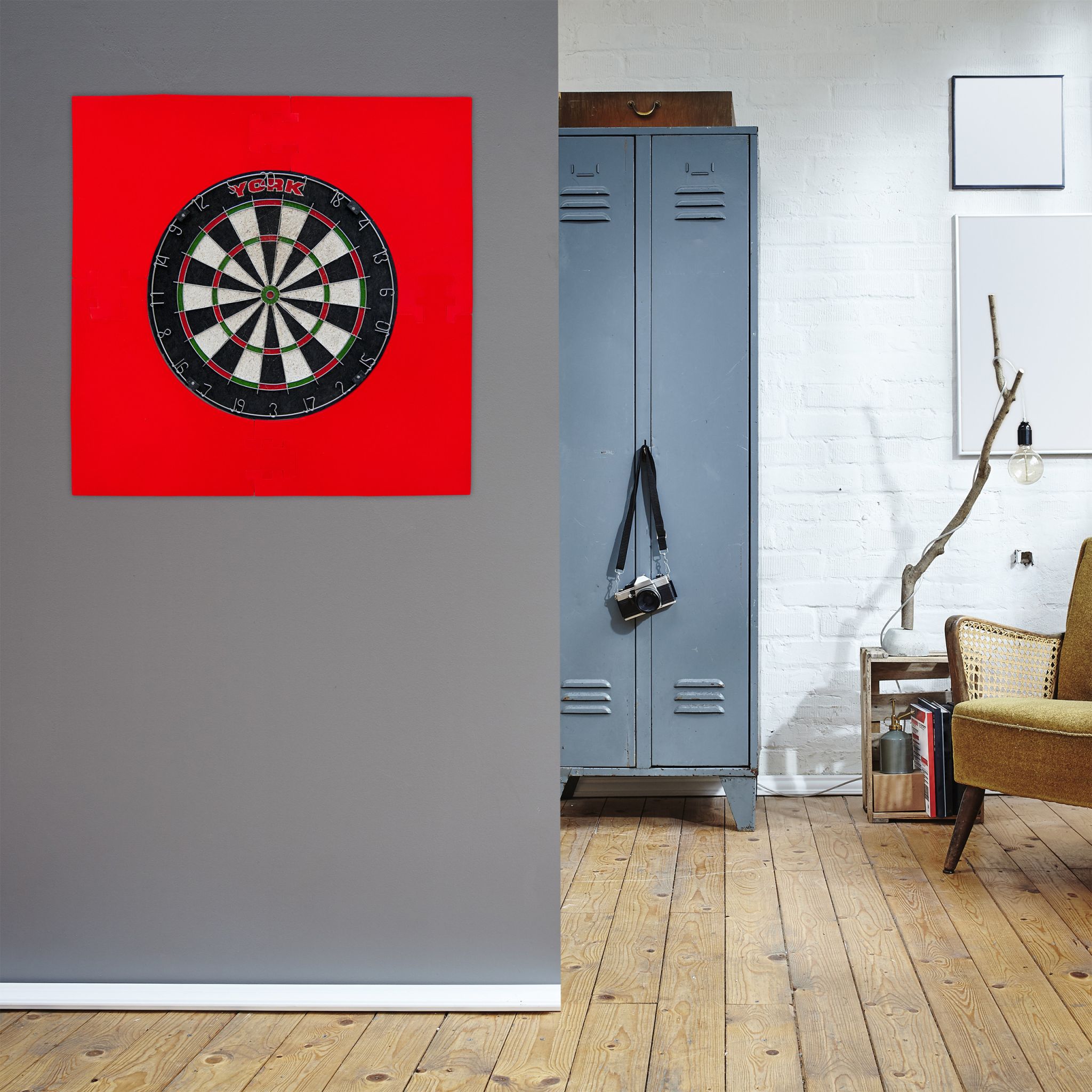 Dartscheibe Schutzring R6 Rot von Relaxdays