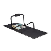 Bodenschutzmatte Fitnessgeräte 24er-Set Schwarz von Relaxdays
