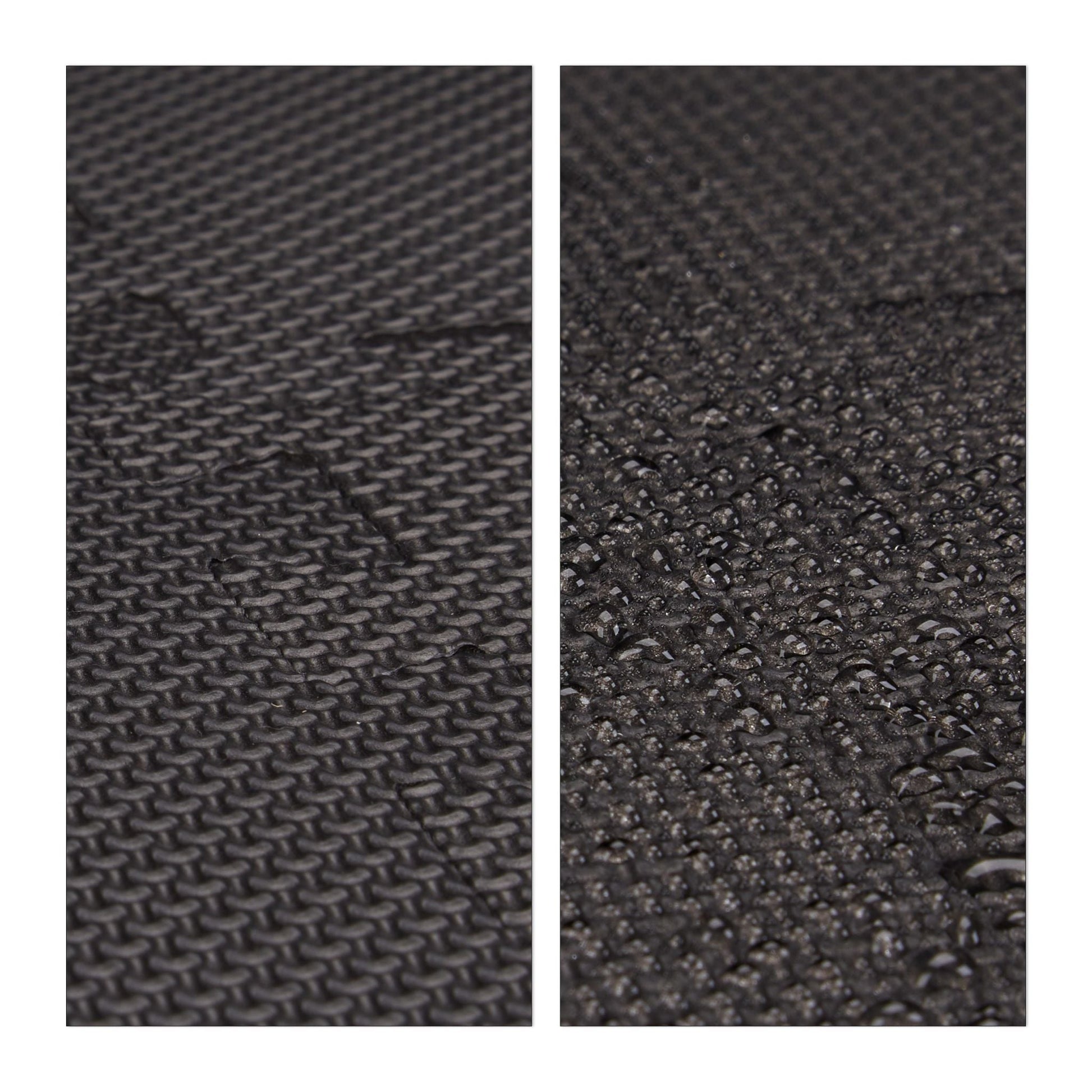 Bodenschutzmatte Fitnessgeräte 24er-Set Schwarz von Relaxdays