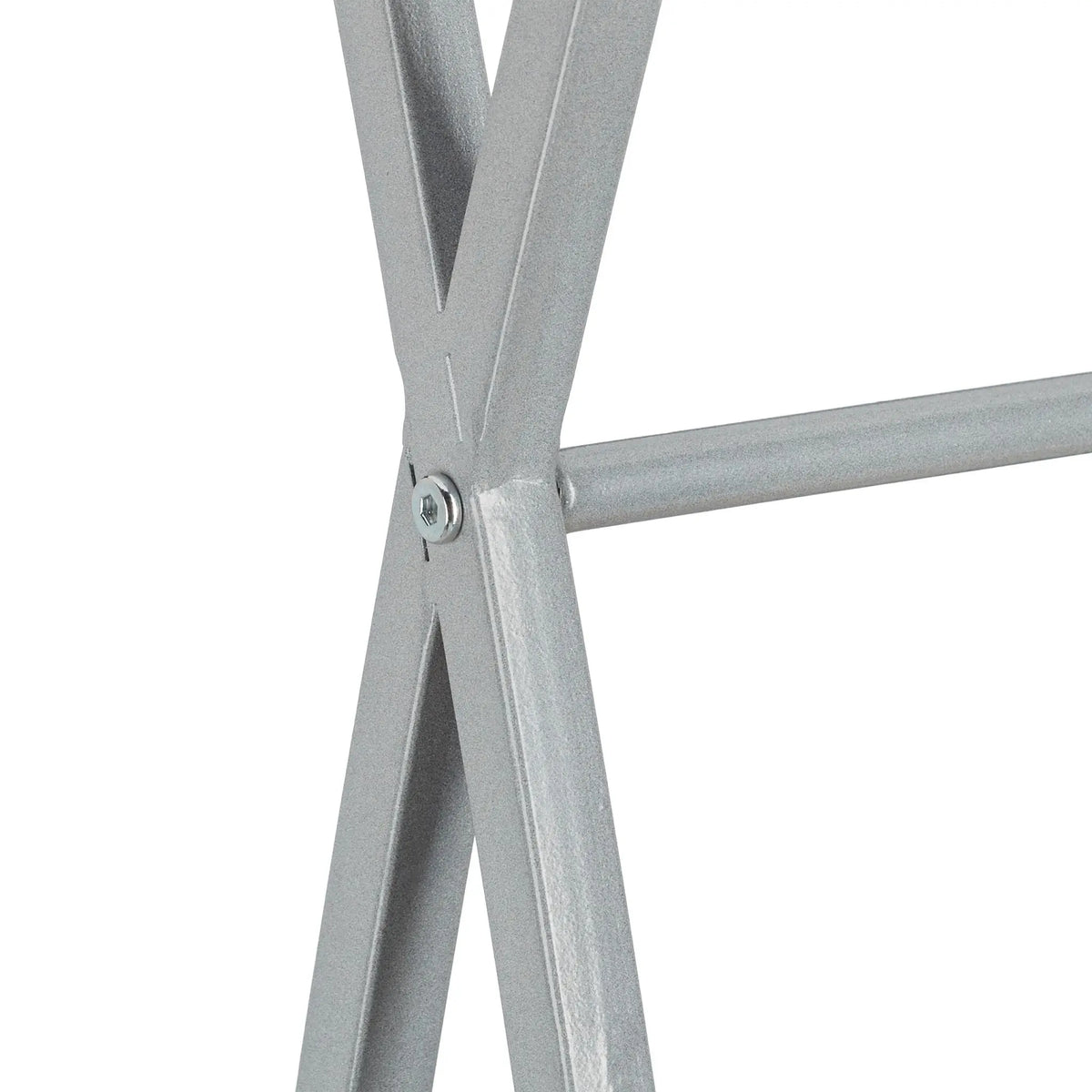 Handtuchhalter stehend Hellbraun-Silber von Relaxdays