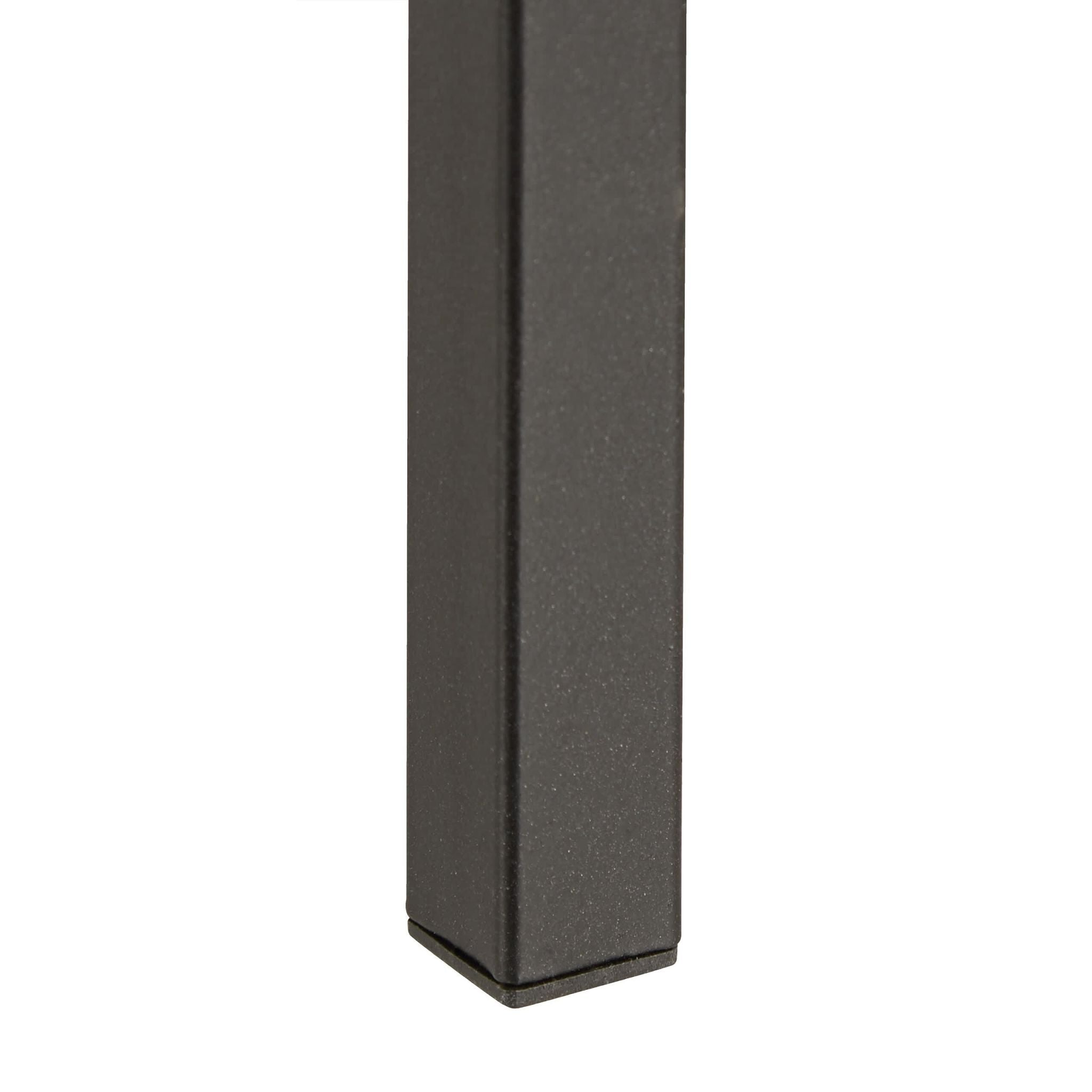 Regal Bambus + Stahl 4 Ablagen Hellbraun-Schwarz von Relaxdays