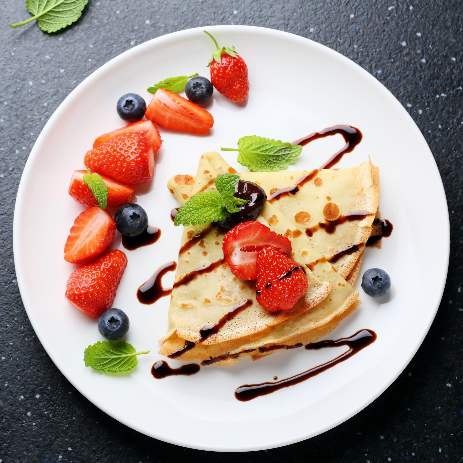 Crêpespfanne Aluguss schwarz 25cm Schwarz-Silber von Relaxdays