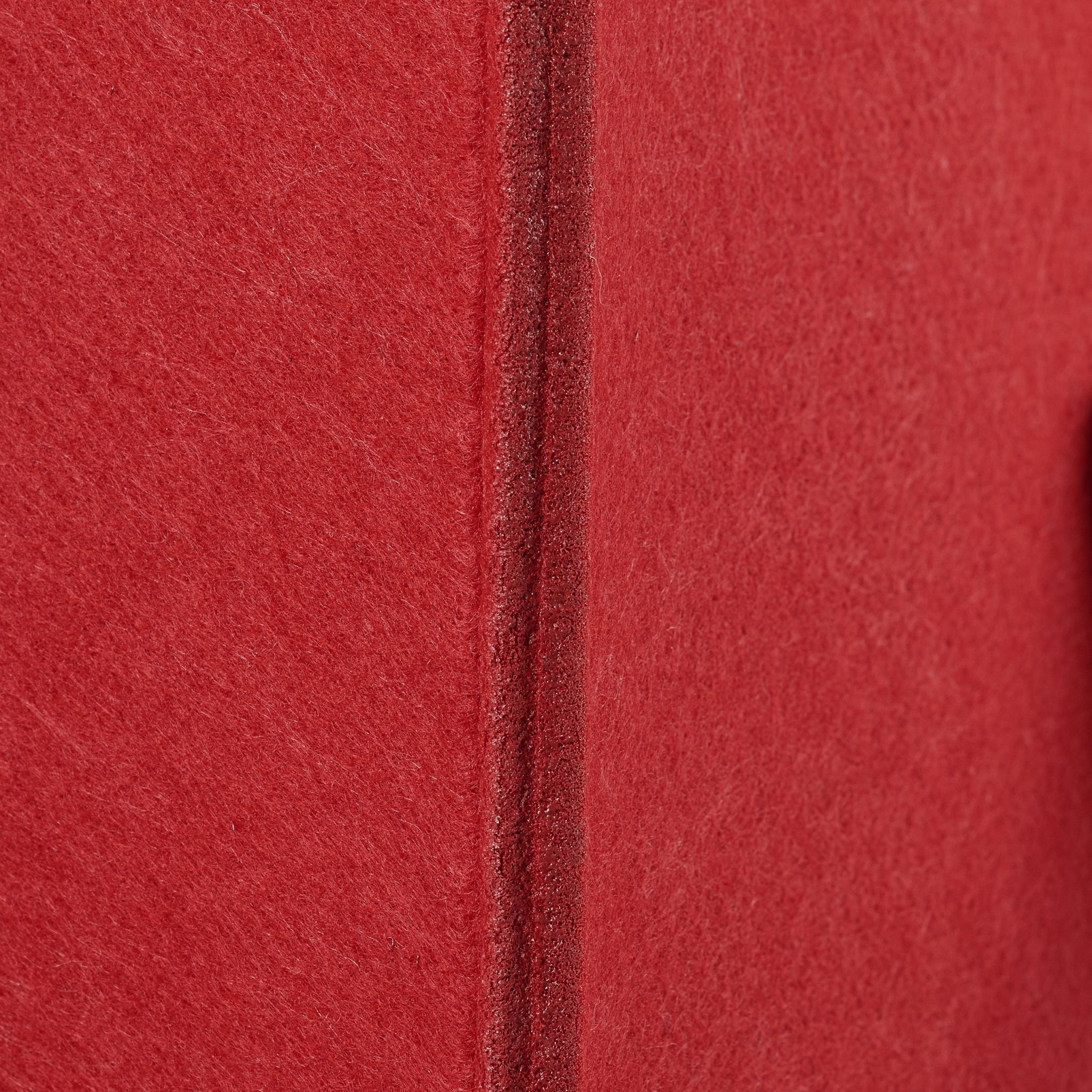 Kaminholztasche Filz Rot von Relaxdays