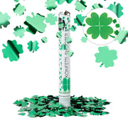 Party Popper Kleeblatt Glücksregen grün Grün von Relaxdays