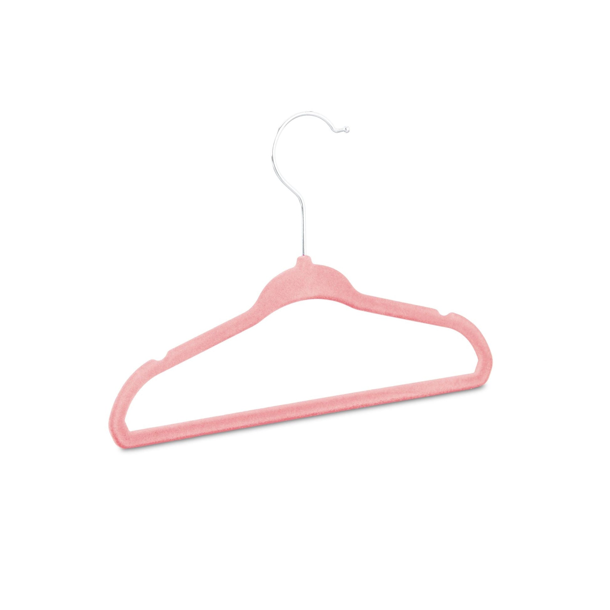 Kleiderbügel Kinder 20er-Set Rosa-Silber von Relaxdays