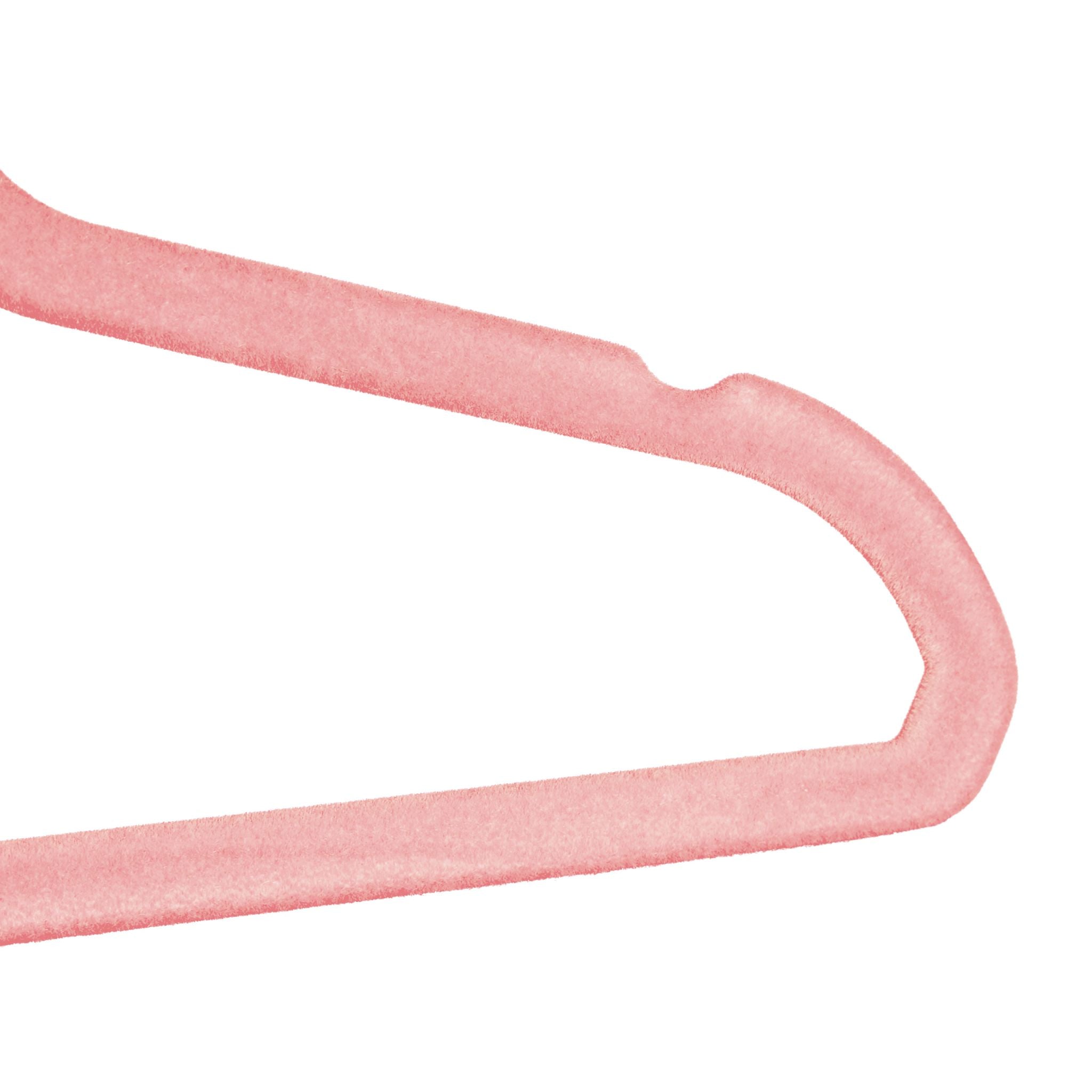 Kleiderbügel Kinder 20er-Set Rosa-Silber von Relaxdays