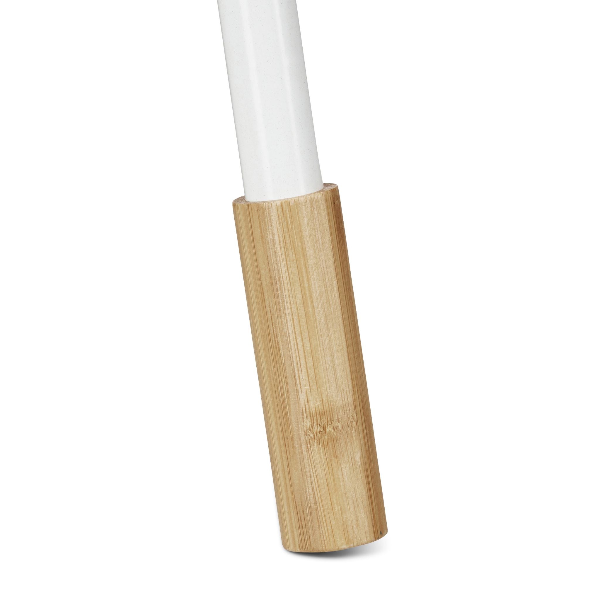Handtuchleiter weiss Weiss-Hellbraun von Relaxdays
