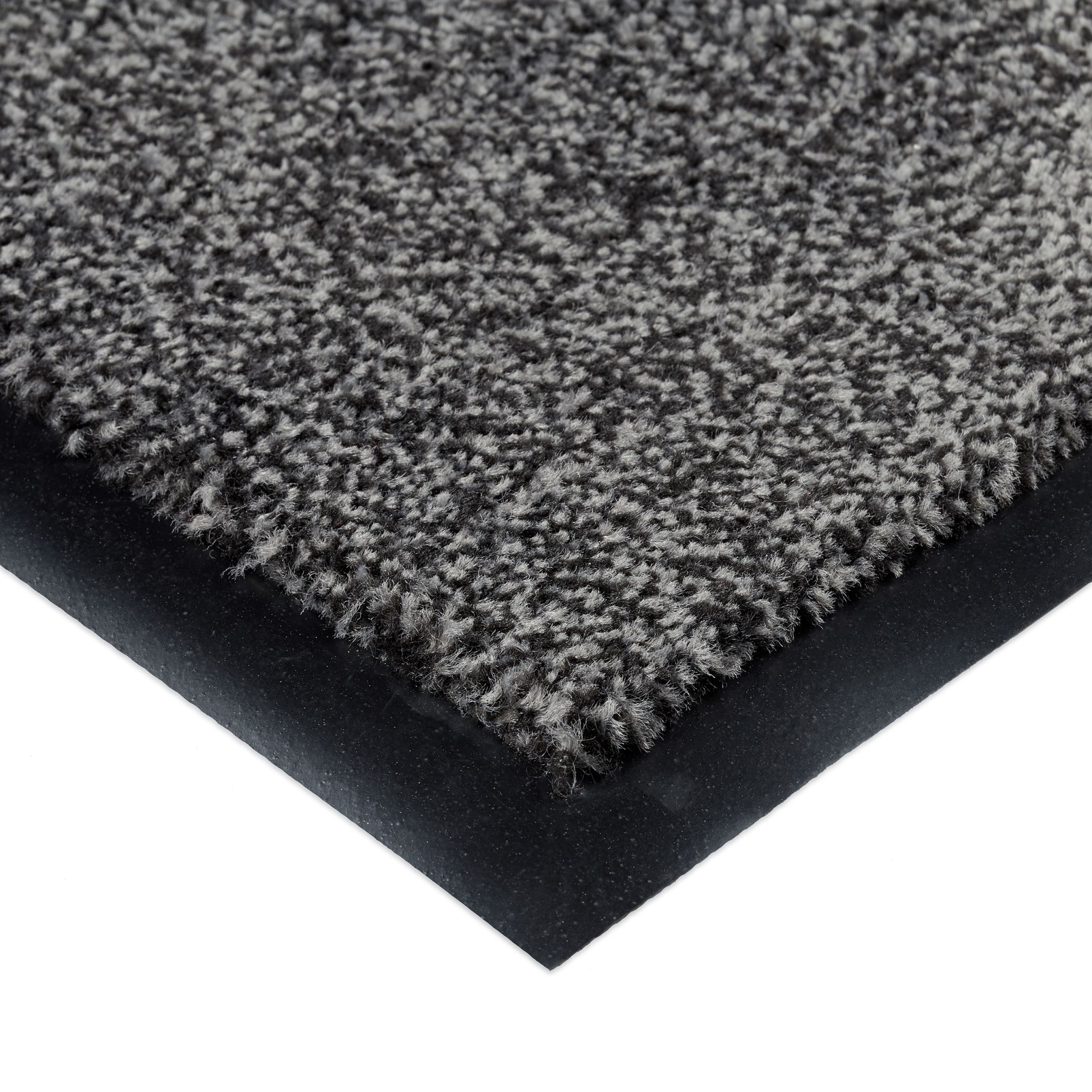 Schmutzfangmatte grau Anthrazit-Schwarz von Relaxdays