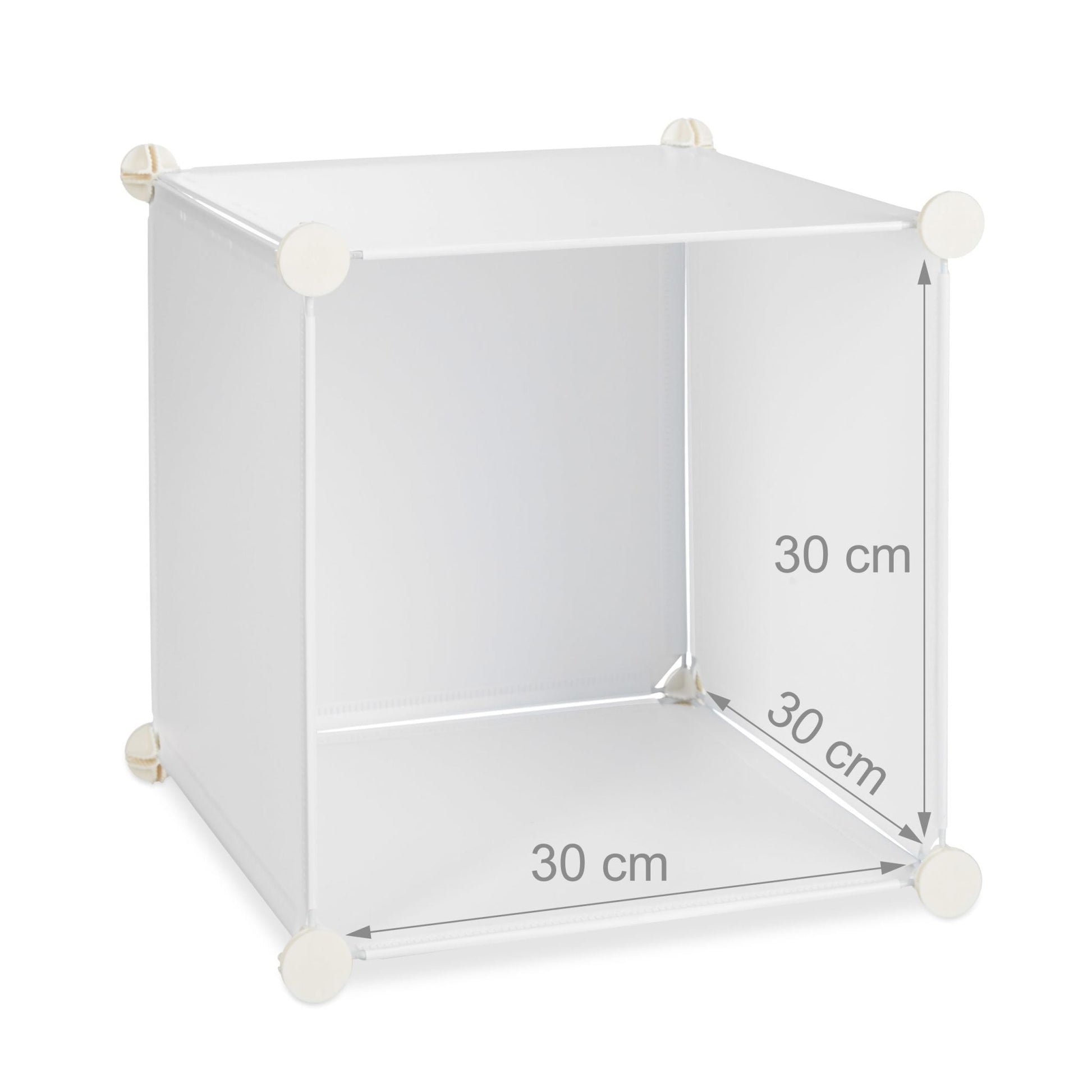 Regalsystem 9 Fächer Weiss von Relaxdays