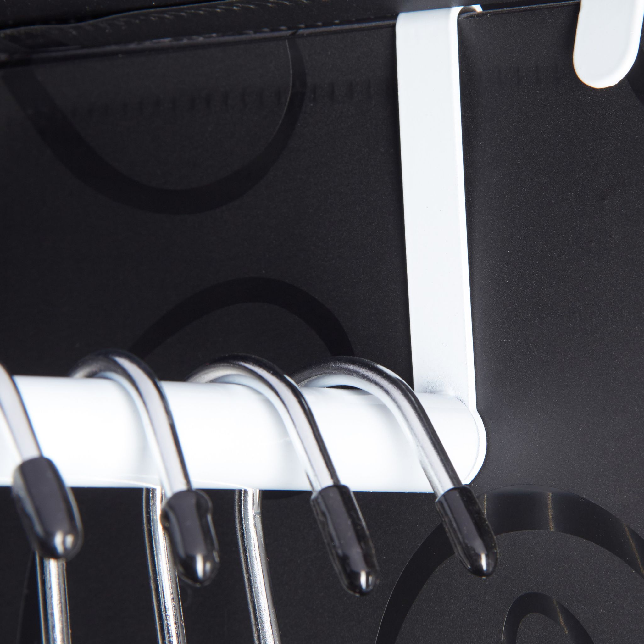 Regalsystem Kleiderschrank 11 Fächer Schwarz-Transparent von Relaxdays