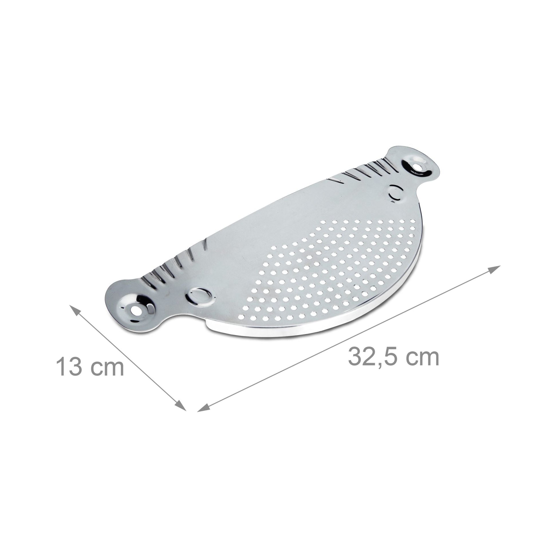 Abgiesshilfe Edelstahl Silber von Relaxdays