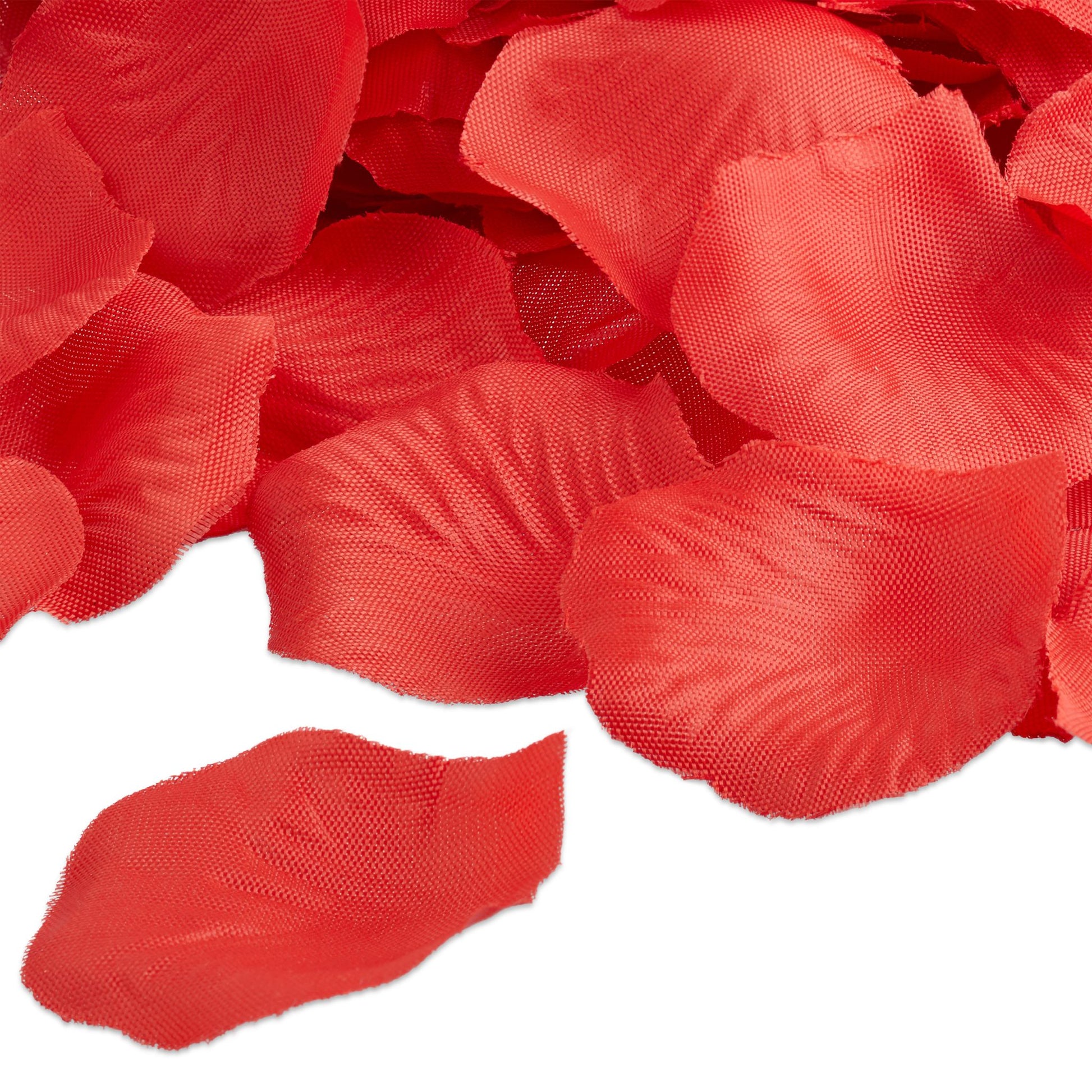 Party Popper Rosenblätter 40cm Weiss-Rot-Schwarz von Relaxdays