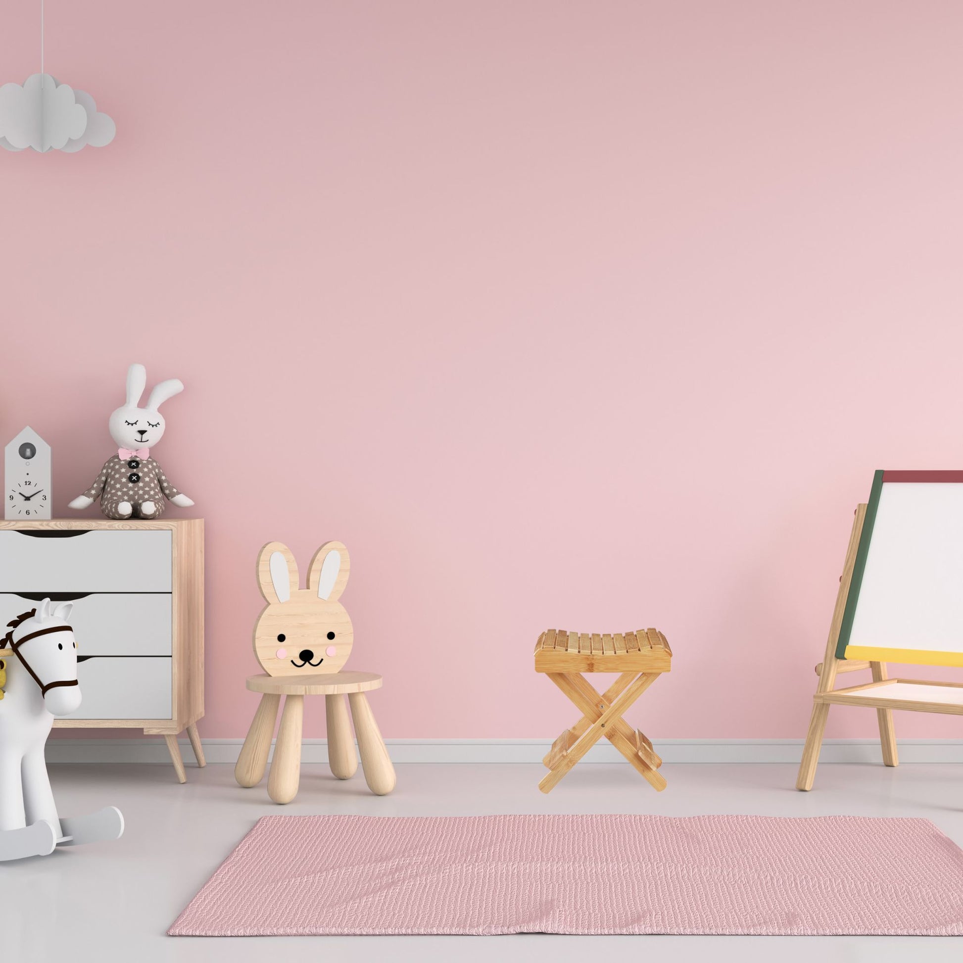 Hocker zum Klappen Bambus Hellbraun von Relaxdays