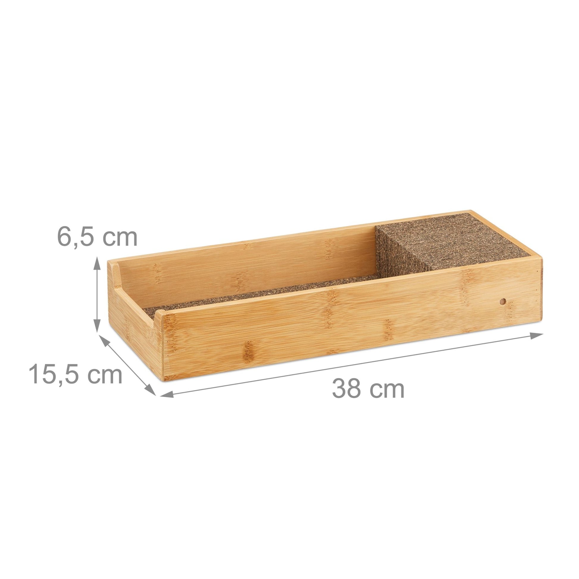Messerhalter Bambus Braun-Hellbraun von Relaxdays