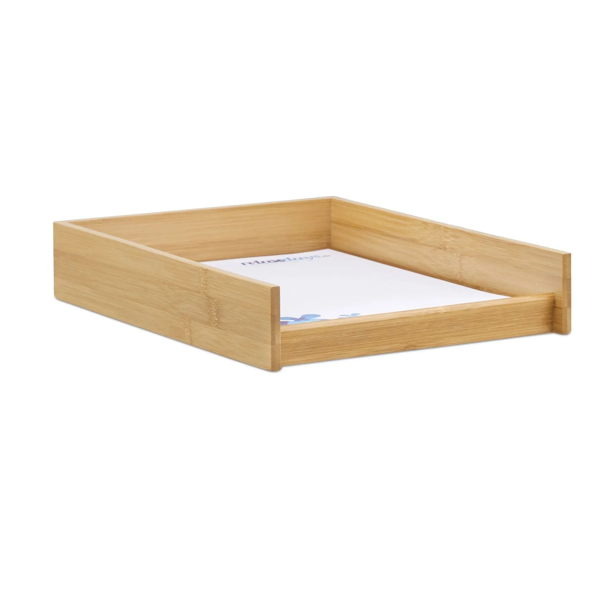 Dokumentenablage Holz Hellbraun von Relaxdays