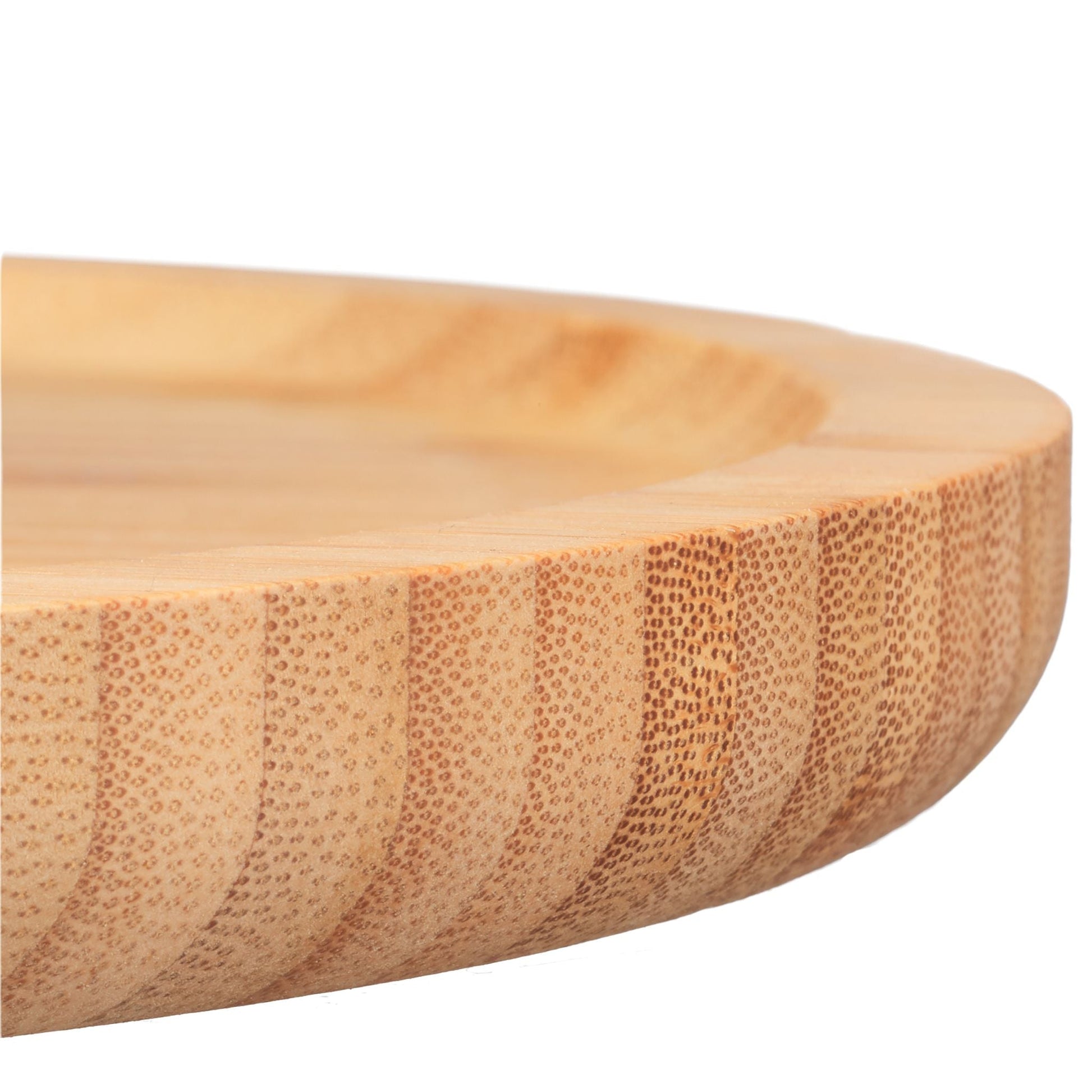 Etagere Bambus und Keramik Weiss-Hellbraun von Relaxdays