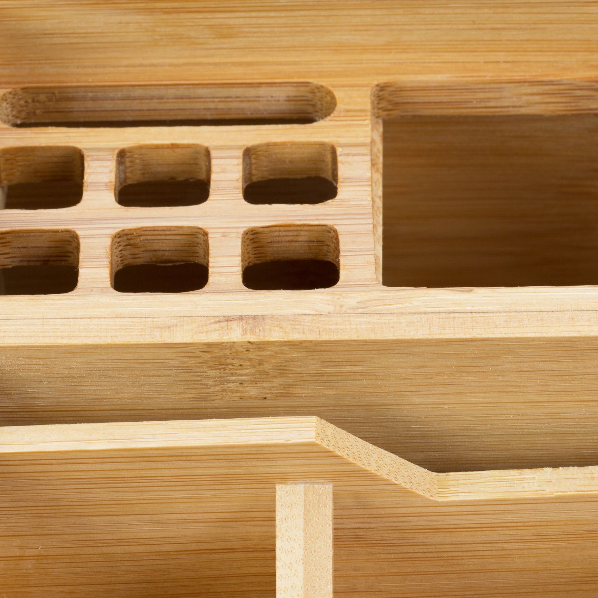 Schreibtisch Organizer Bambus Hellbraun von Relaxdays