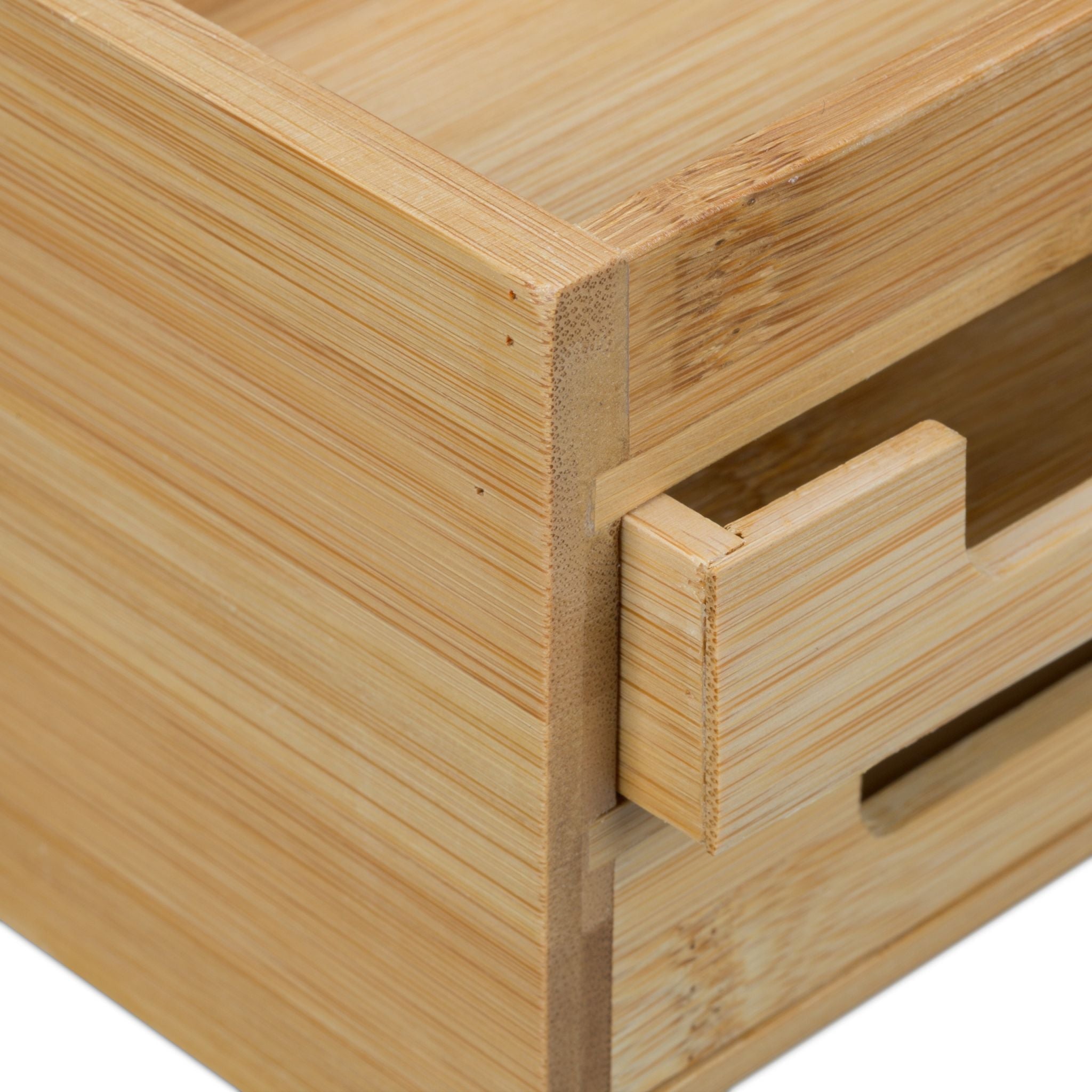 Schreibtisch Organizer Bambus Hellbraun von Relaxdays