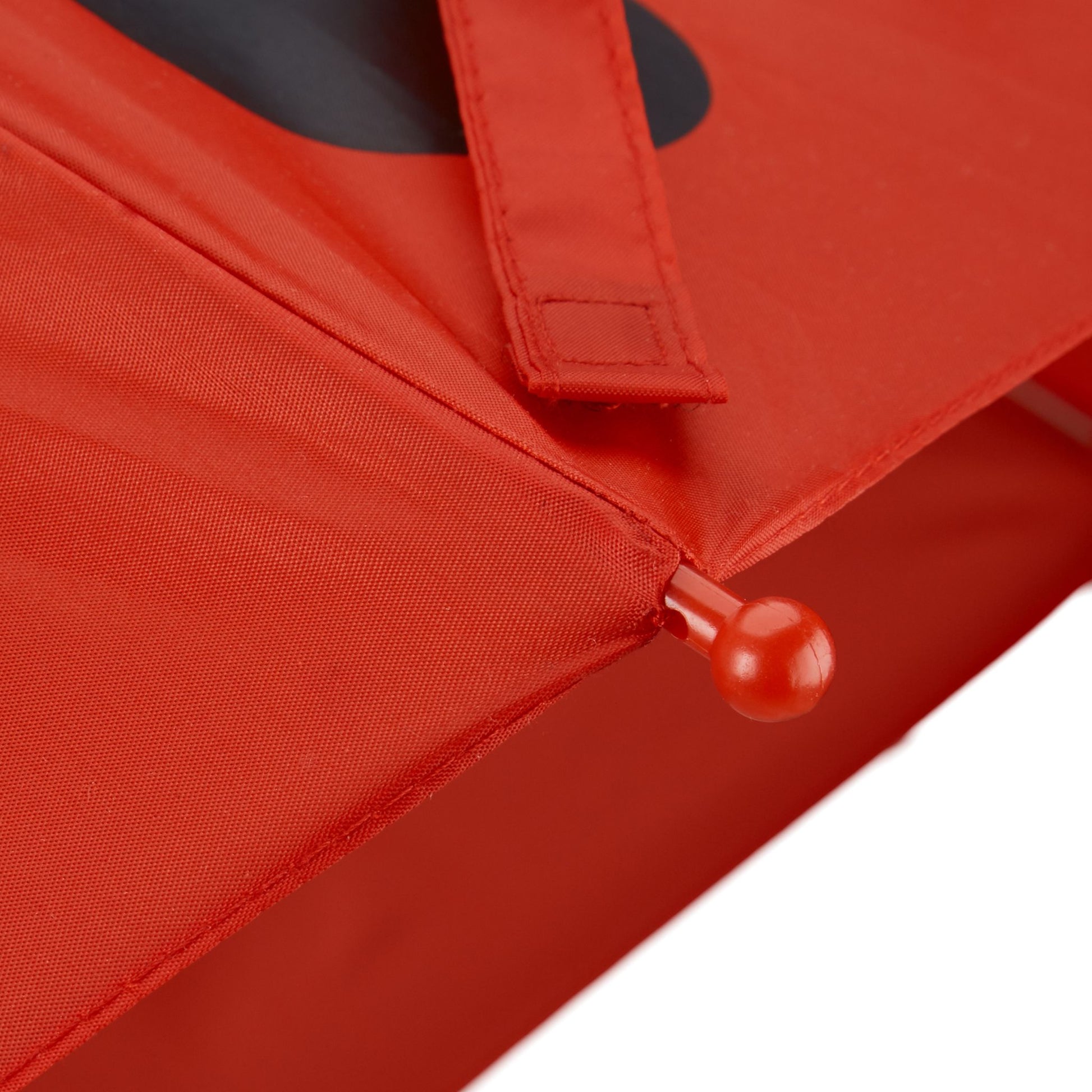 Kinderregenschirm mit 3D Motiv Weiss-Rot-Schwarz von Relaxdays