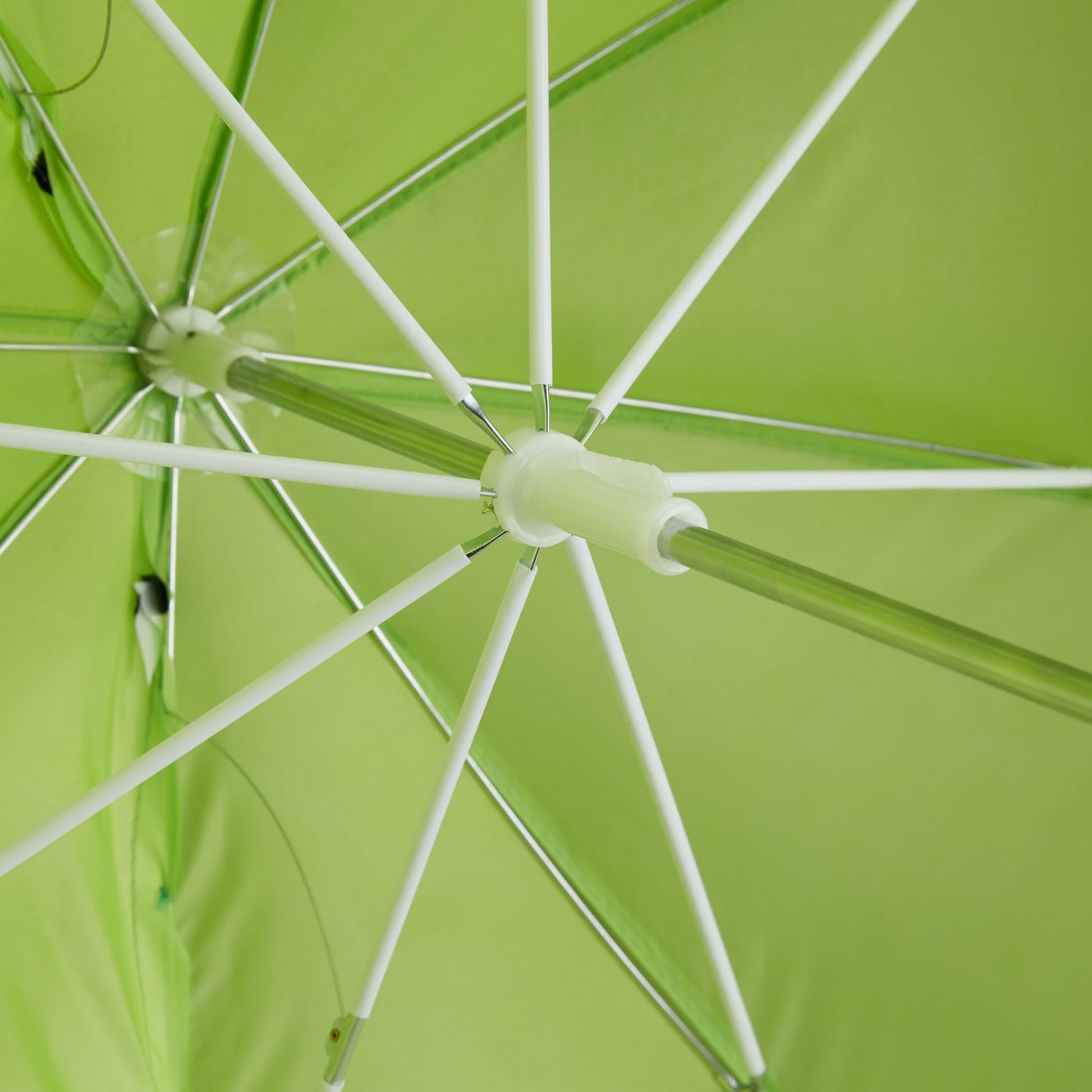 Kinderregenschirm mit 3D Motiv Weiss-Grün-Schwarz von Relaxdays