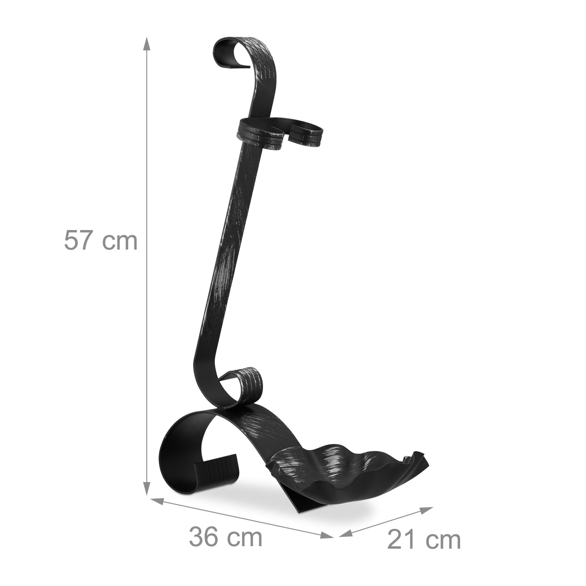 Kaminbesteck antik 4-teilig Schwarz von Relaxdays