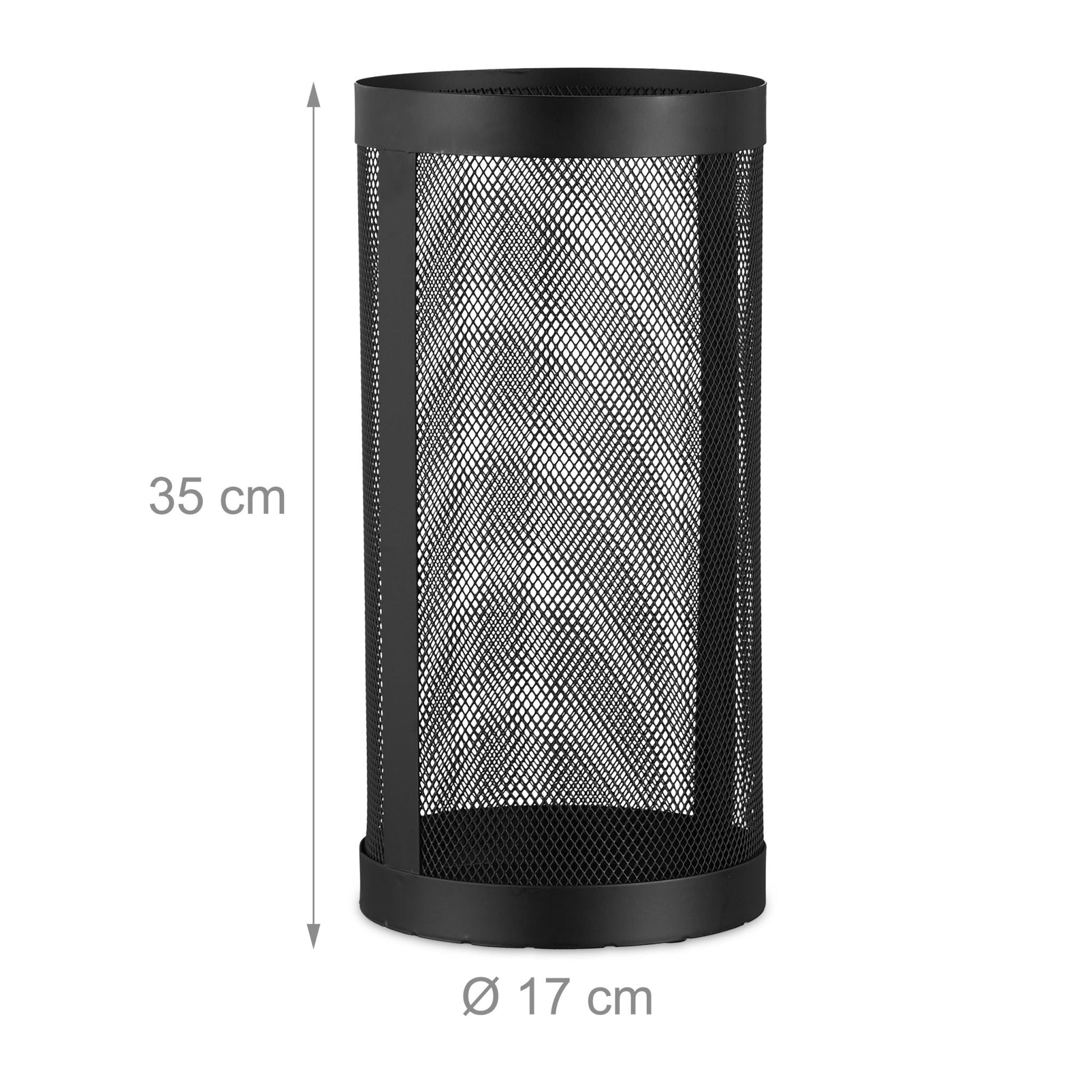 Kaminbesteck 5-teilig Eimer Schwarz-Silber von Relaxdays
