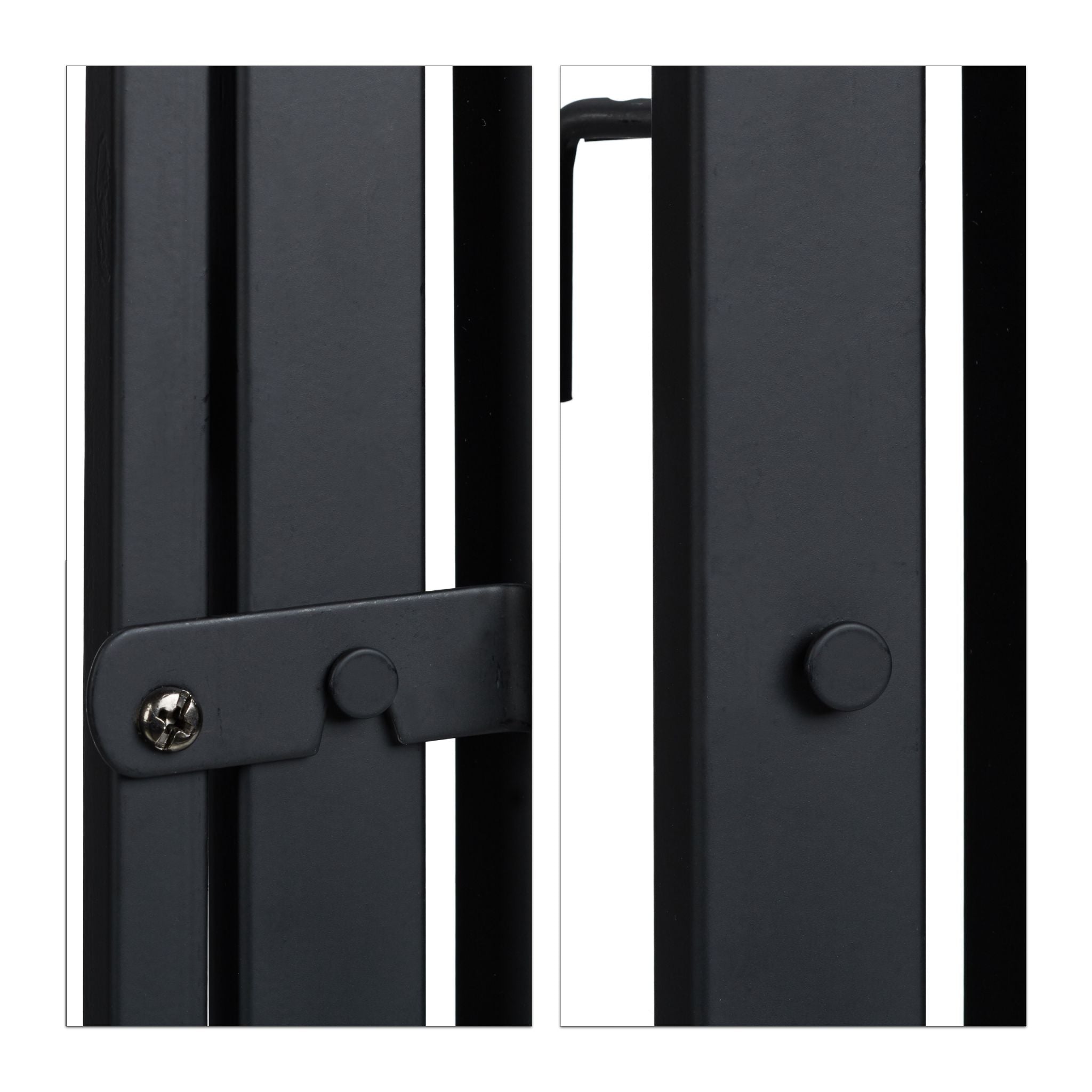 Kaminschutzgitter Metall Schwarz von Relaxdays